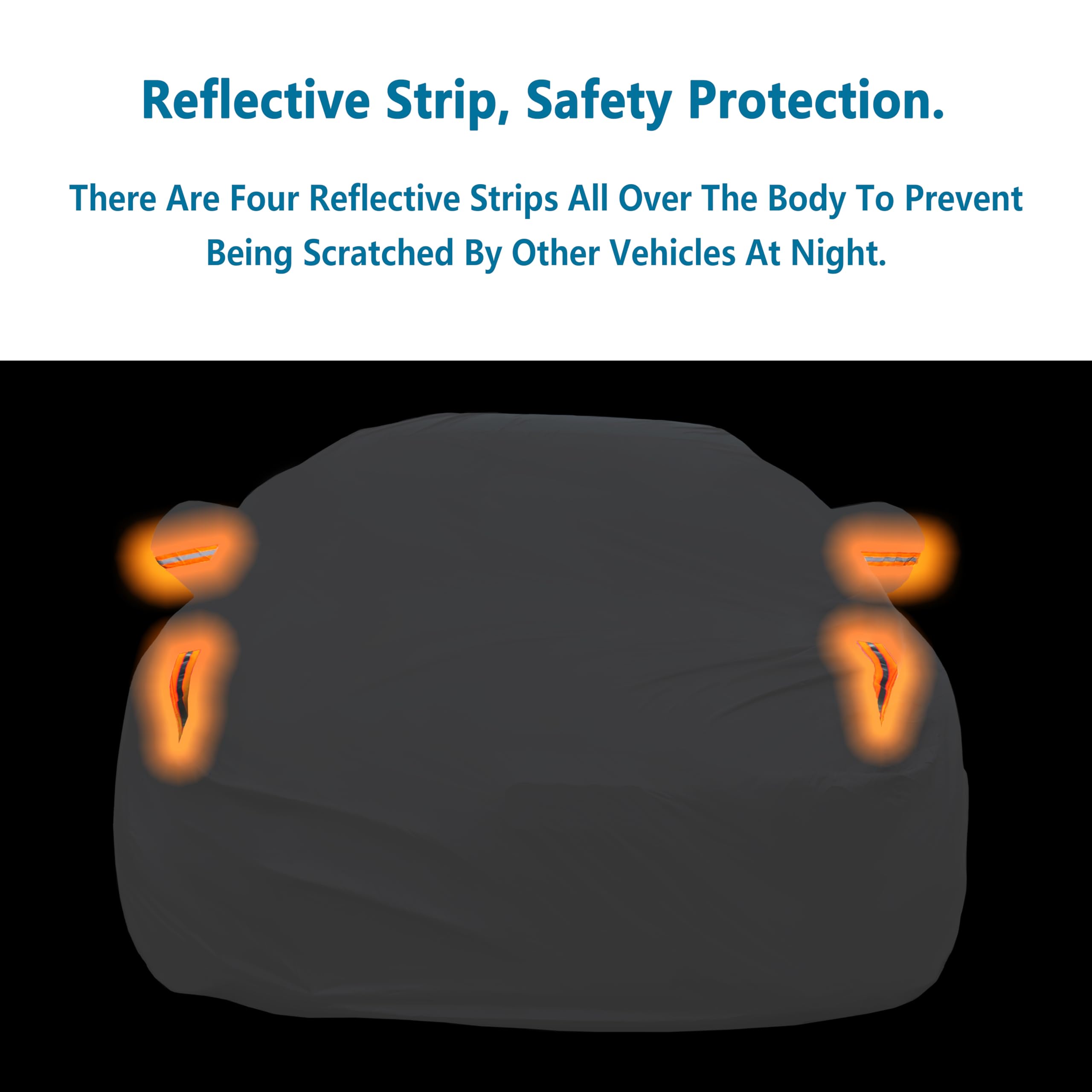 Mornyray Waterproof Car Cover All Weather Snowproof Uv Protection Windproof Outdoor Full Truck Cover, Universal Fit For (Fit Tru