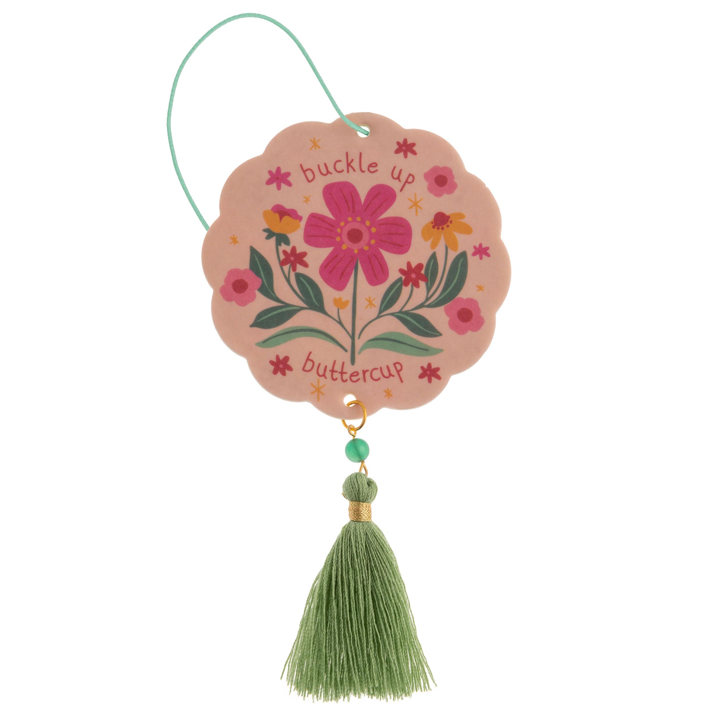 Karma, Essential Oil Air Freshener For Cars Set Of 2, Home & Office - Colorful Decorative Hanging Air Freshener With Tassel, But