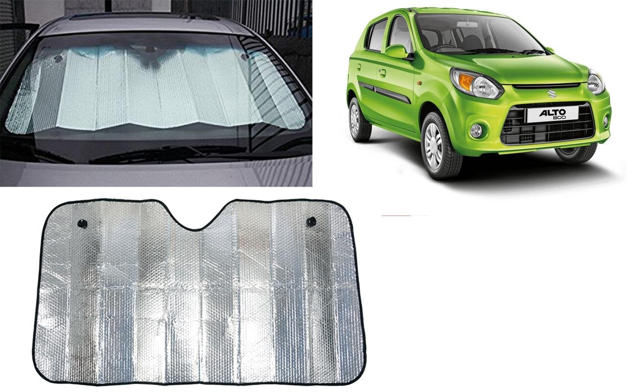 Autopearl Collapsible Mesh Foldable Auto Front/Rear Window Sun Shade Car Windshield for Maruti Suzuki Alto 800 2016 (130 * 60 Cm