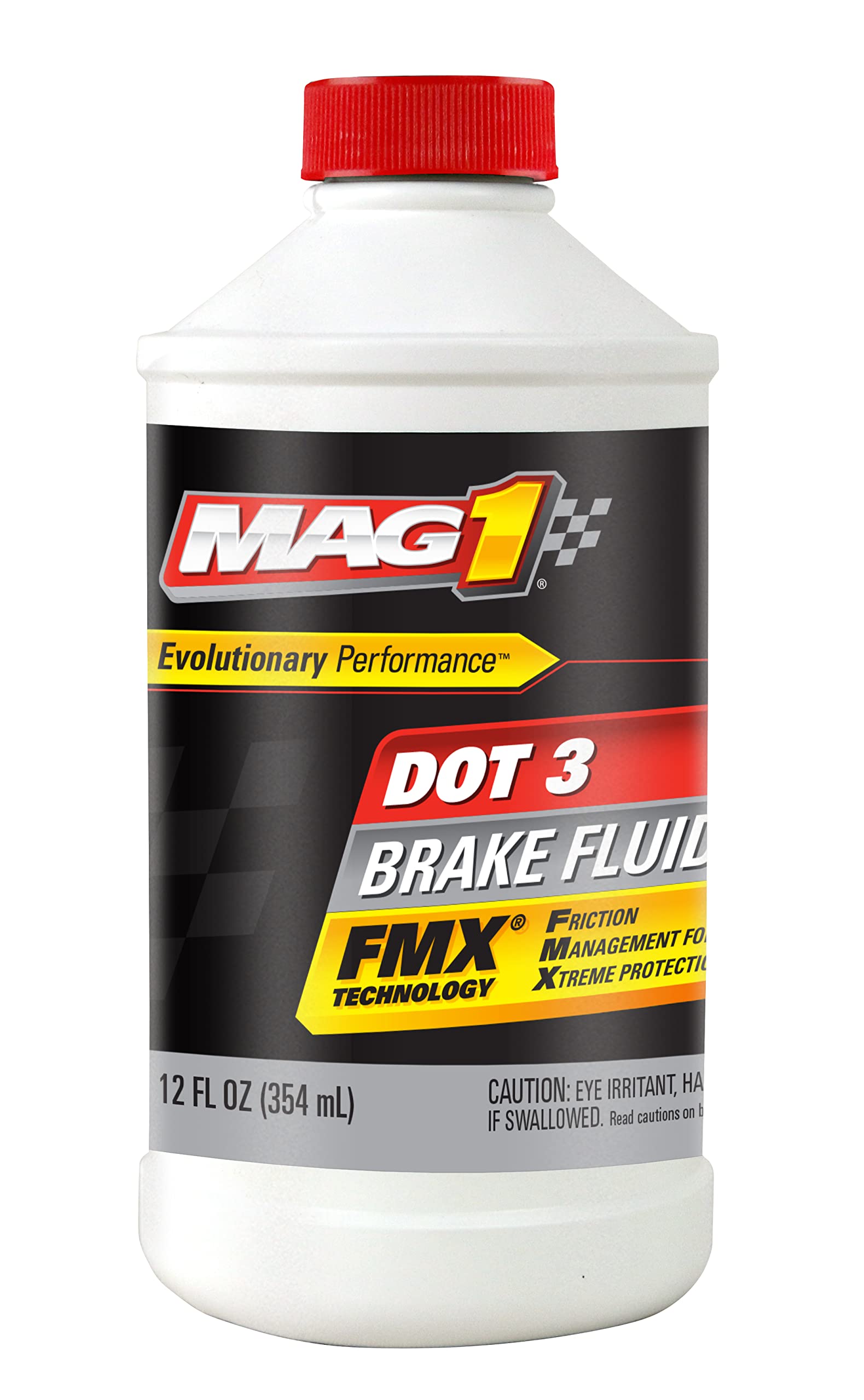 Mag 1 00122 DOT3 Brake Fluid - 12 Ounces (Pack of 12)