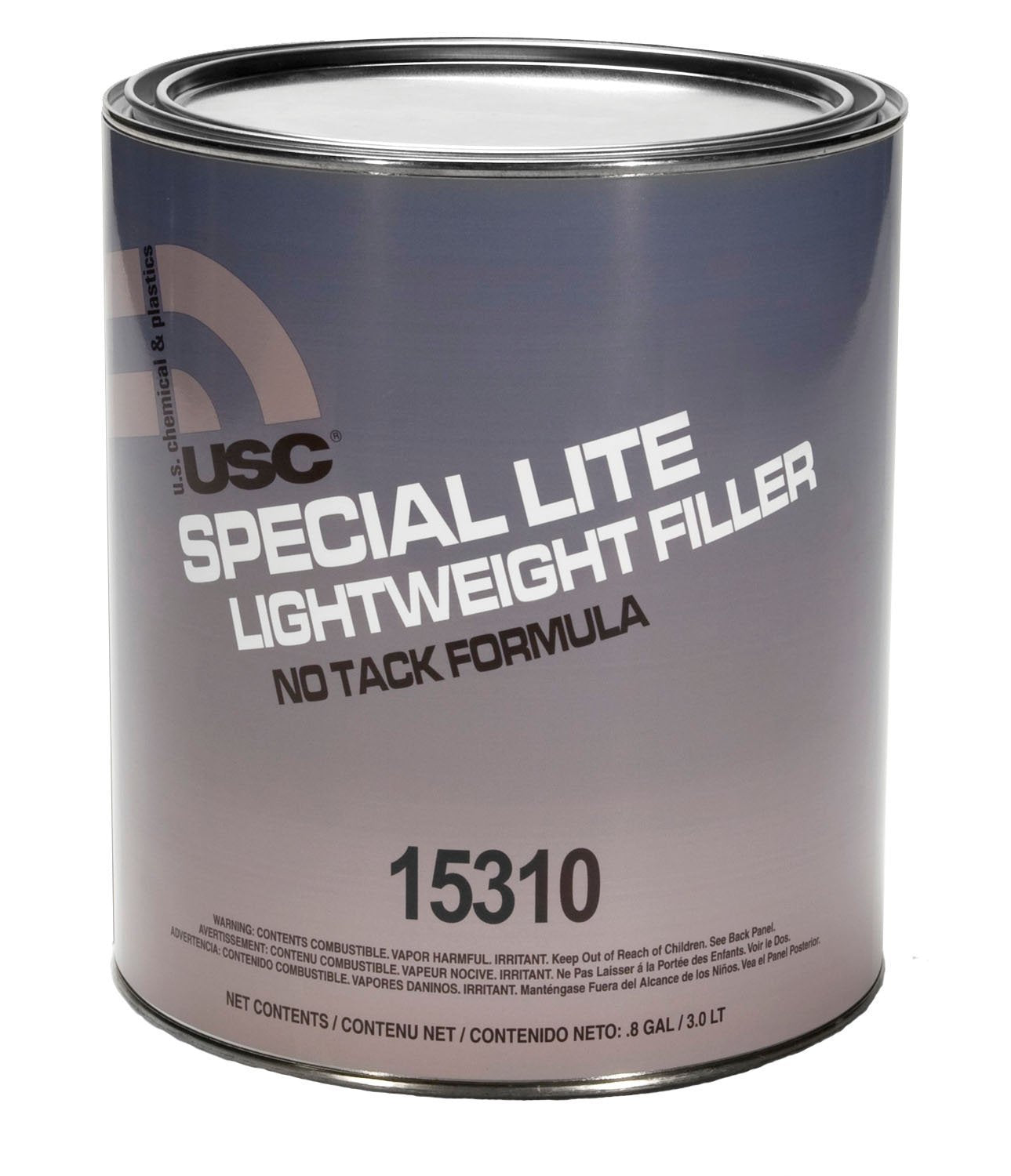 U.S. Chemical & Plastics Lightweight Filler, Off-White, 0.8 Gallon, Model 15310
