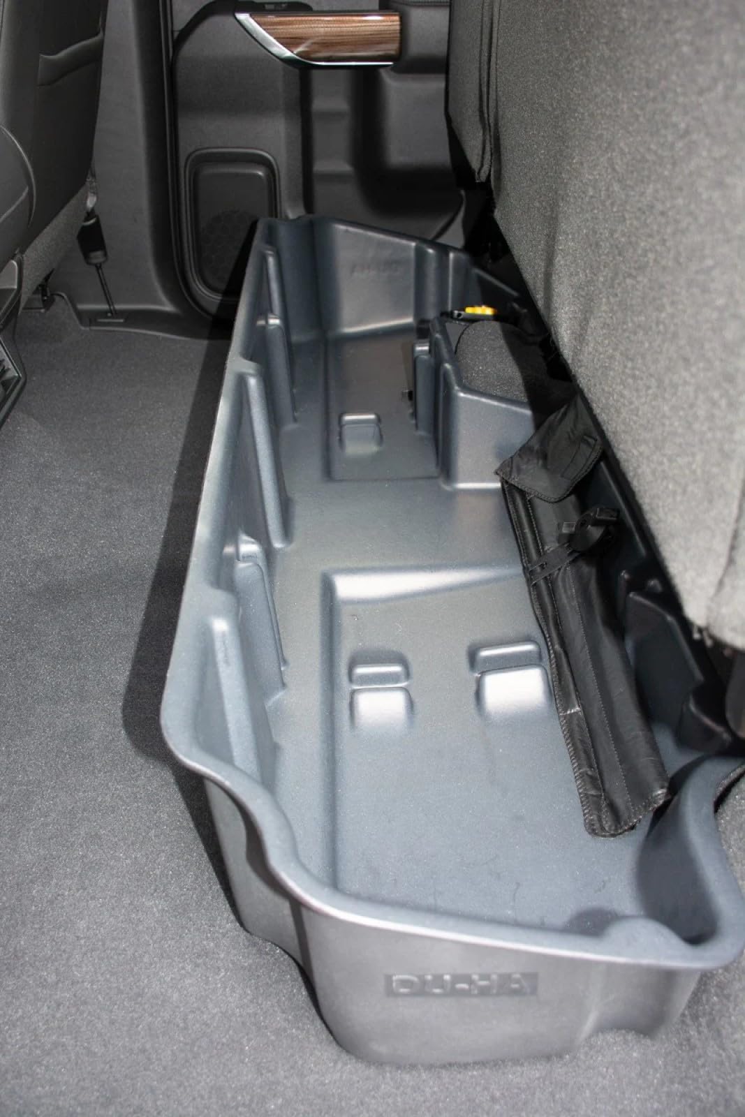 Du-Ha 10420 Under Seat Storage Fits 2019-2025 Chevy Silverado/Gmc Sierra Ld & 2020-2025 Hd Double Cab | Black Heavy-Duty Back Se