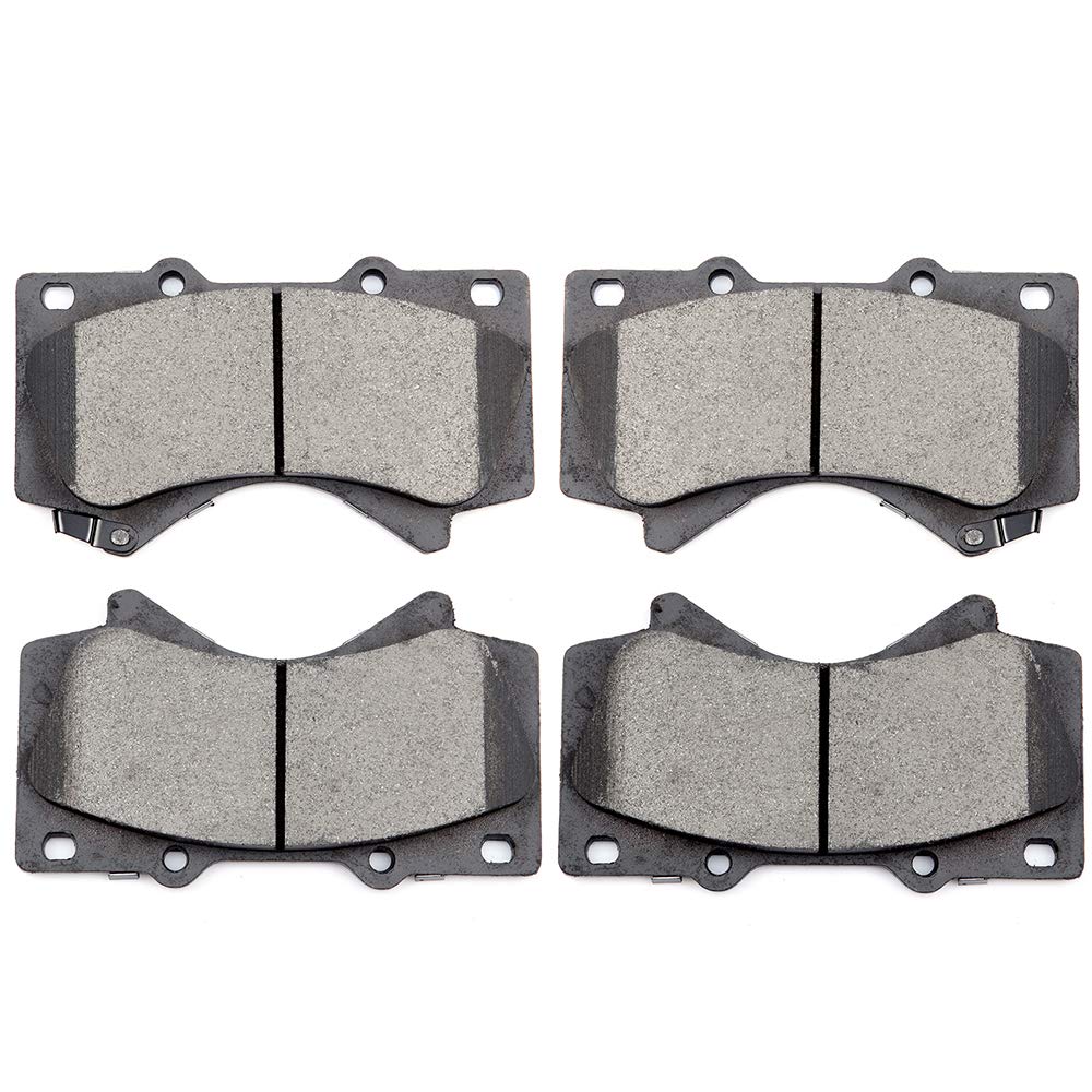 Cciyu D1303 Front Ceramic Brake Pads Kits Fit For 2008-2011 2013-2019 For Lexus Lx570,2008-2011 2013-2019 For Toyota For Land Cr