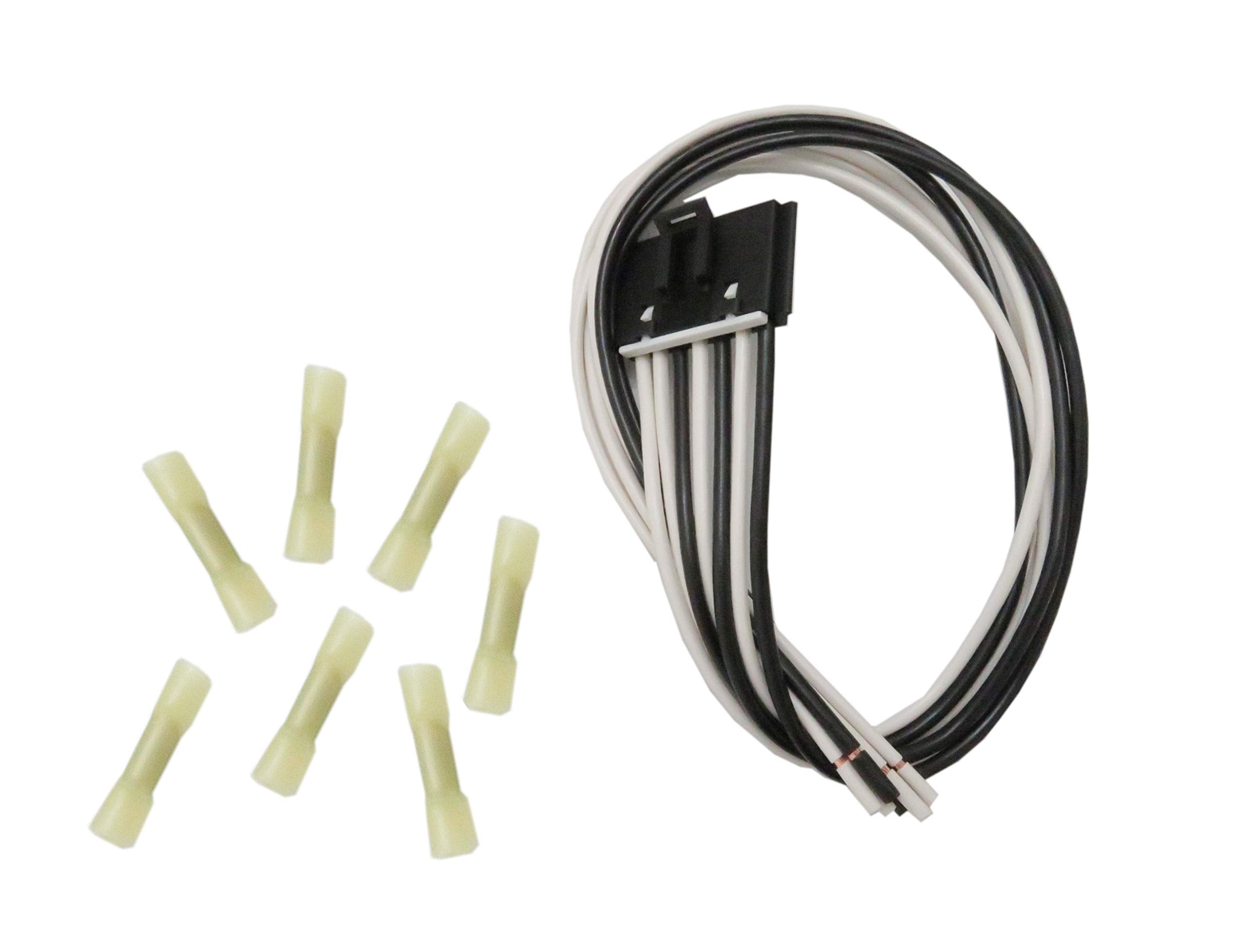 Blower Motor Resistor Harness 7 Wire Pigtail Plug Connector For Buick Gmc Chevy Silverado Pontiac