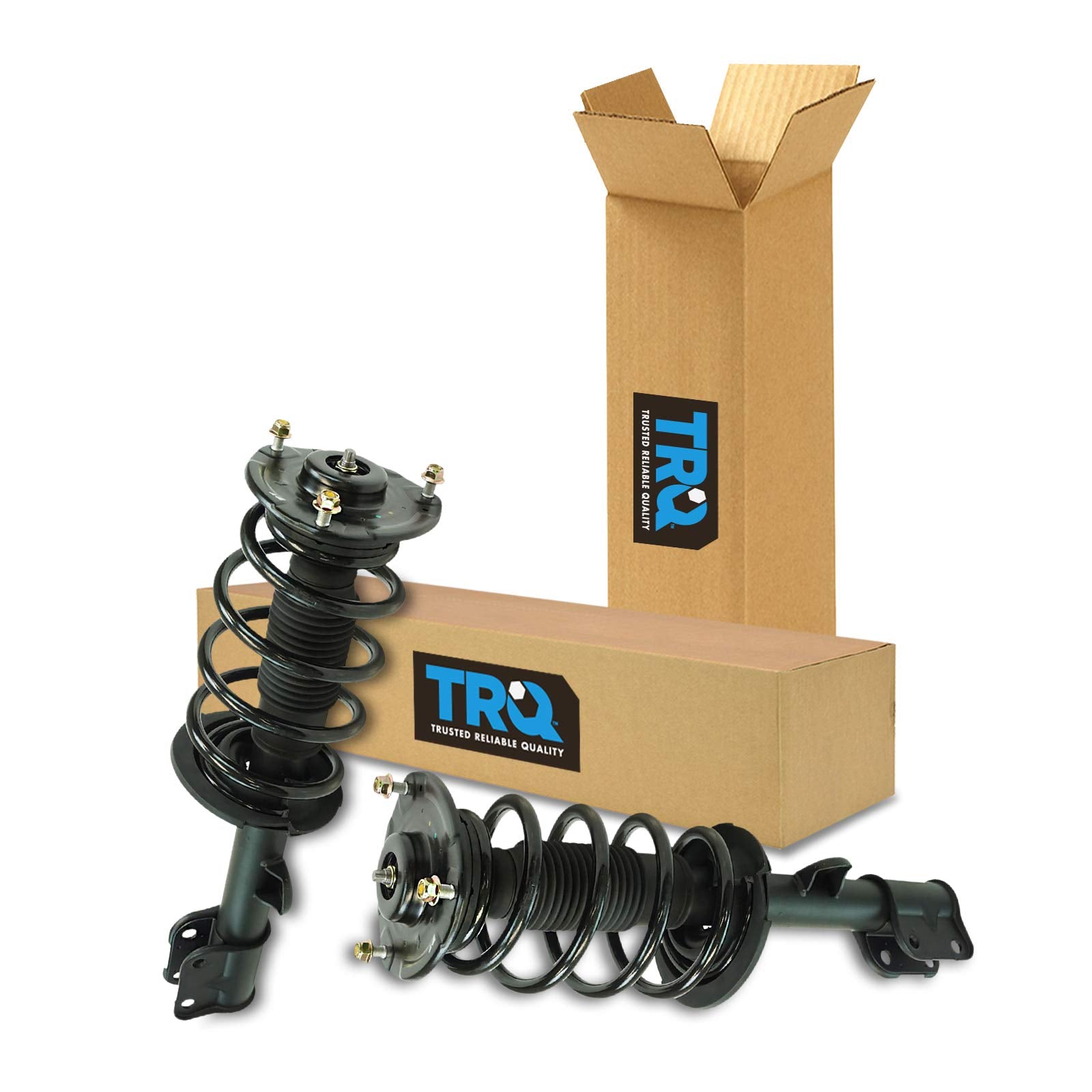 Trq Front Strut & Coil Spring Assembly Set Driver & Passenger Sides Compatible With 11-13 Kia Sorento