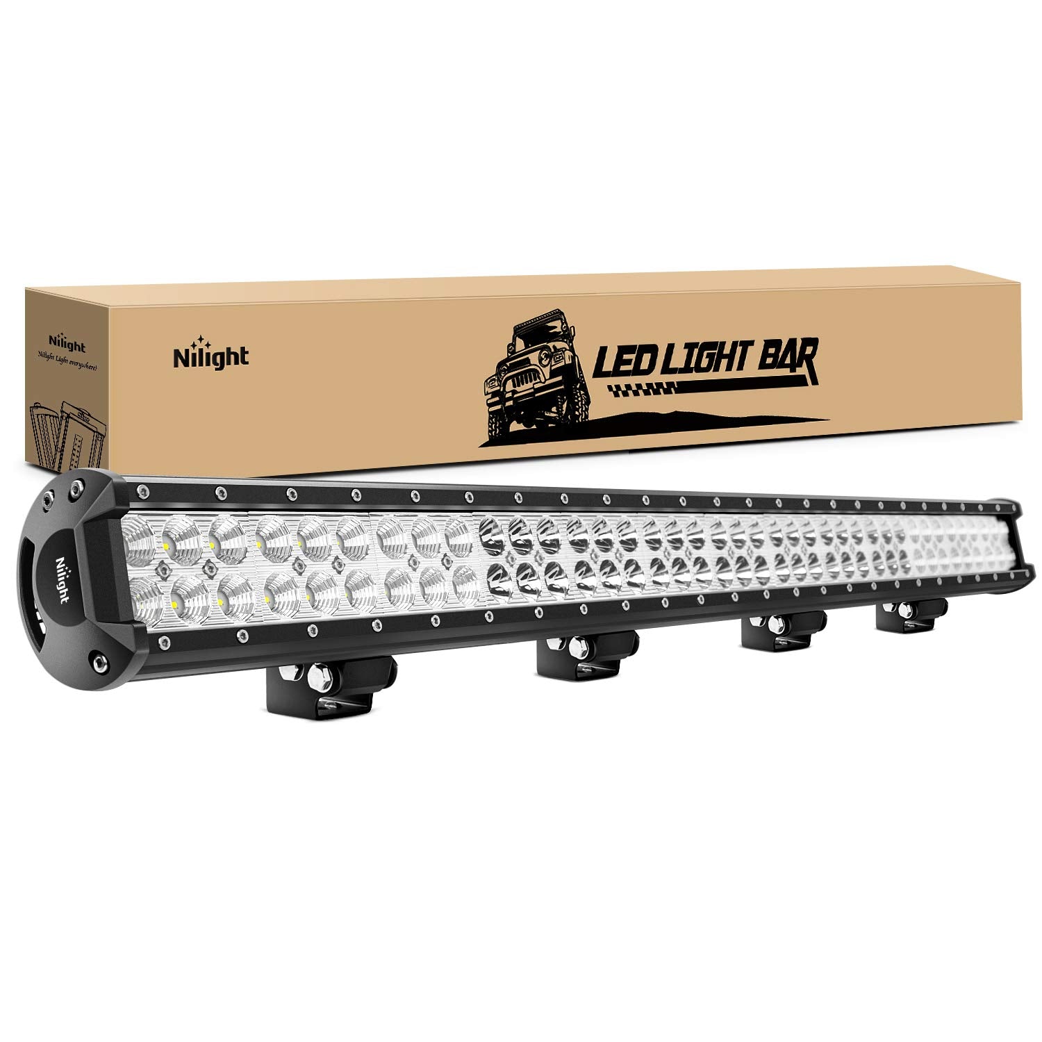 Nilight - 60010C-A 36 Inch 234W Led Light Bar Combo 24V 12V For Truck Suv Van Camper Wagon Car Pickup Off-Road Driving Work Ligh