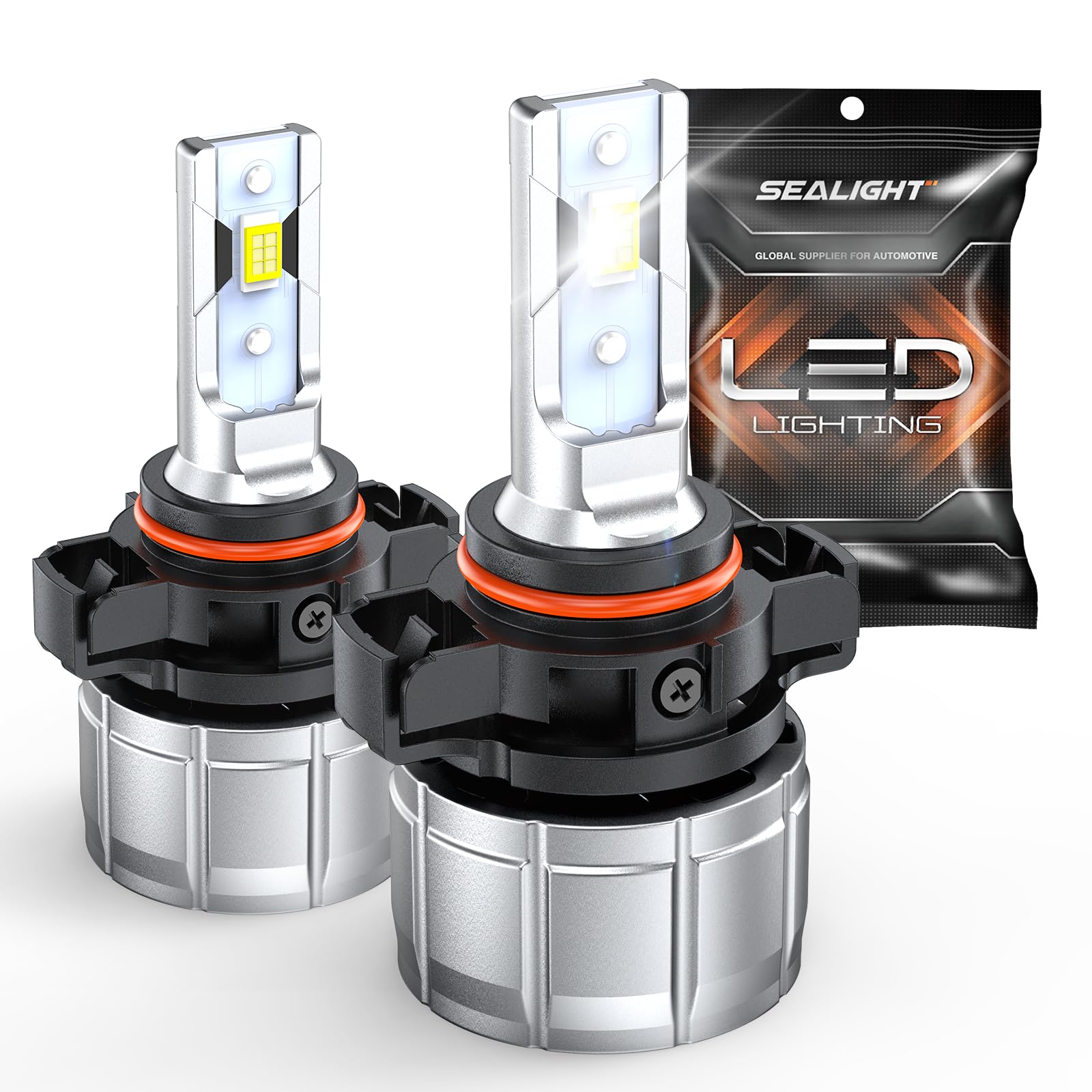 Sealight 5202 Led Fog Light Bulbs, 600% Brightness 5201 Ps19W Ps24W Fog Lights Led Or Drl Replacement, 6500K Cool White, 4.0 Upg