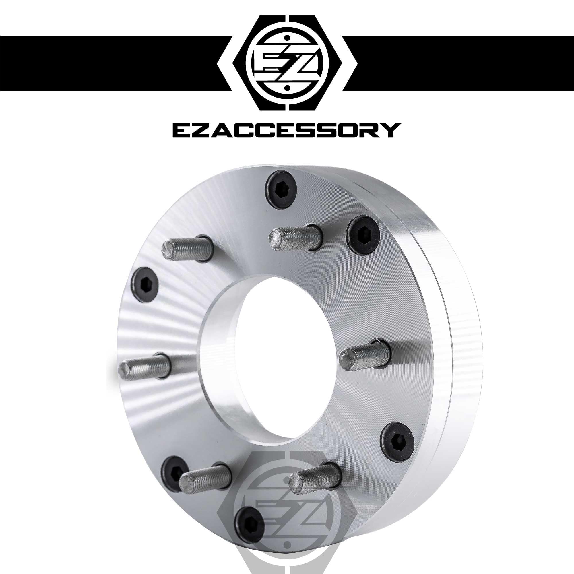 Ezaccessory 2 Wheel Adapters 8X6.5 To 6X5.5 Fits Early Ford Chevy Dodge Hub & Mount 6 Lug Chevy Toyota Wheels