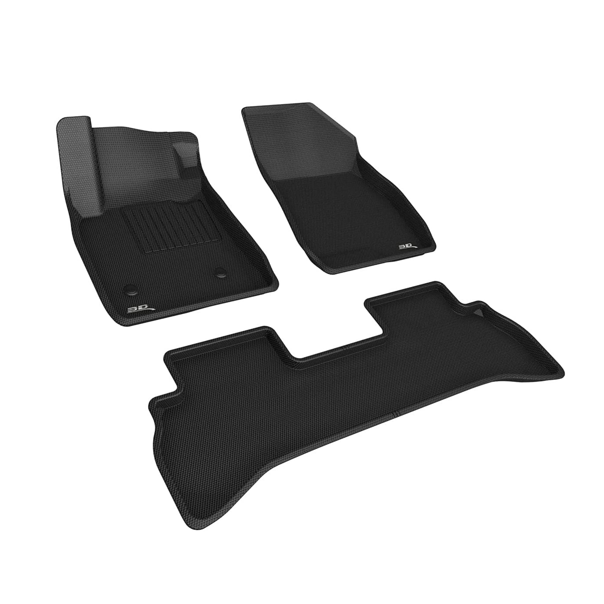 3D Maxpider Custom Fit Kagu Floor Mat (Black) Compatible With Buick Encore Gx Fwd 2020-2024 - Full Set