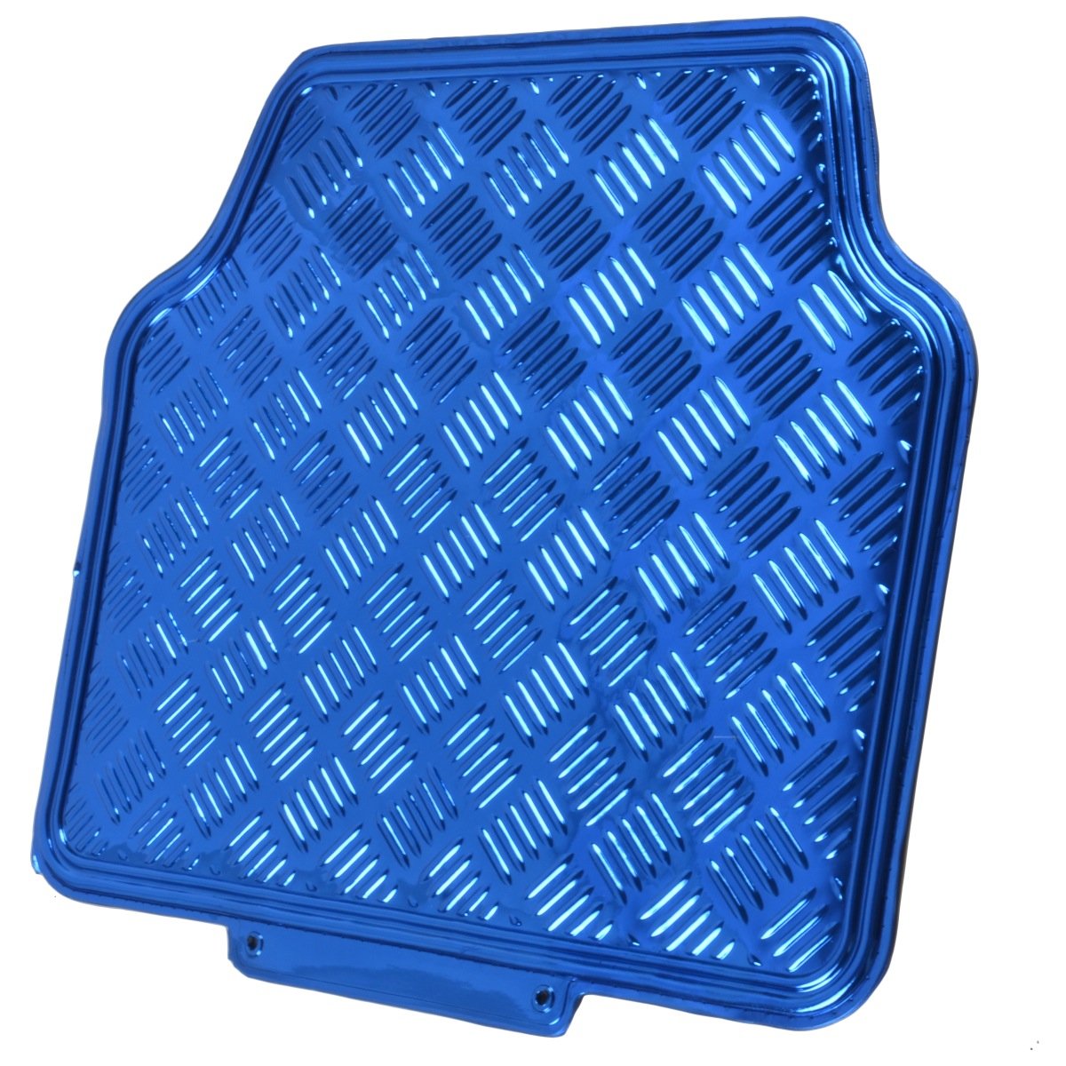 BDK Blue All Weather Heavy Duty Universal Fit Car Floor Mats Interior Liners for Auto Van Truck SUV, Heavy Duty All Weather Protection