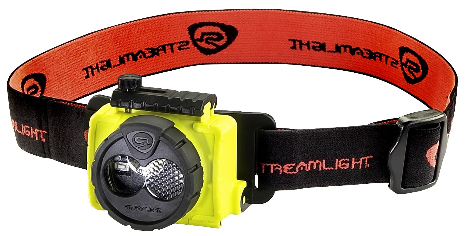 Streamlight 61607 Double Clutch With Alkaline Batteries Headlamp Yellow