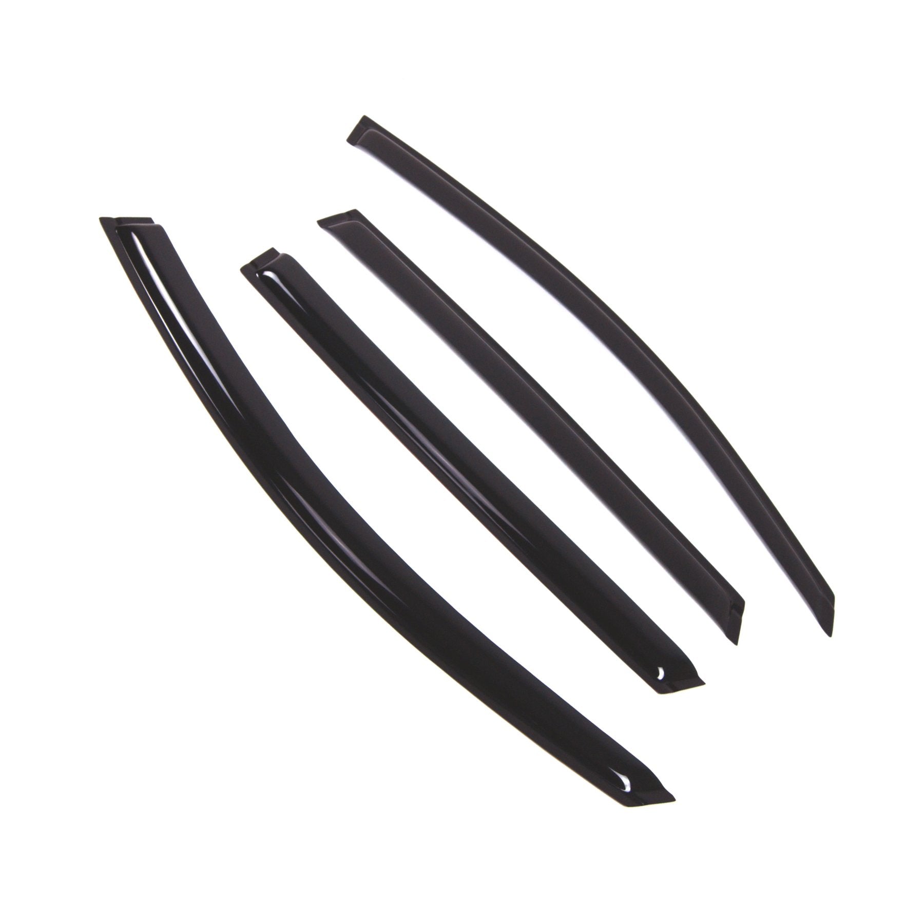 Tuningpros Wd2-815 Dark Smoke 4 Pcs Set Window Visor (Outside Mount) Deflector Rain Guard Compatible With 2014-2018 Kia Sorento