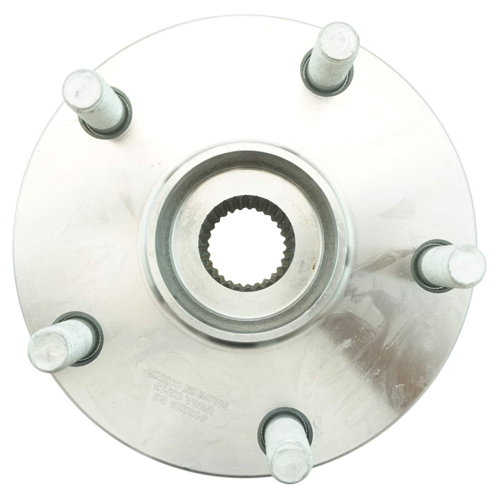 Trq Front Left Right Wheel Hub Bearing Assembly Driver Passenger Side Compatible With 2006-2007 Subaru B9 Tribeca 2008-2014 Trib