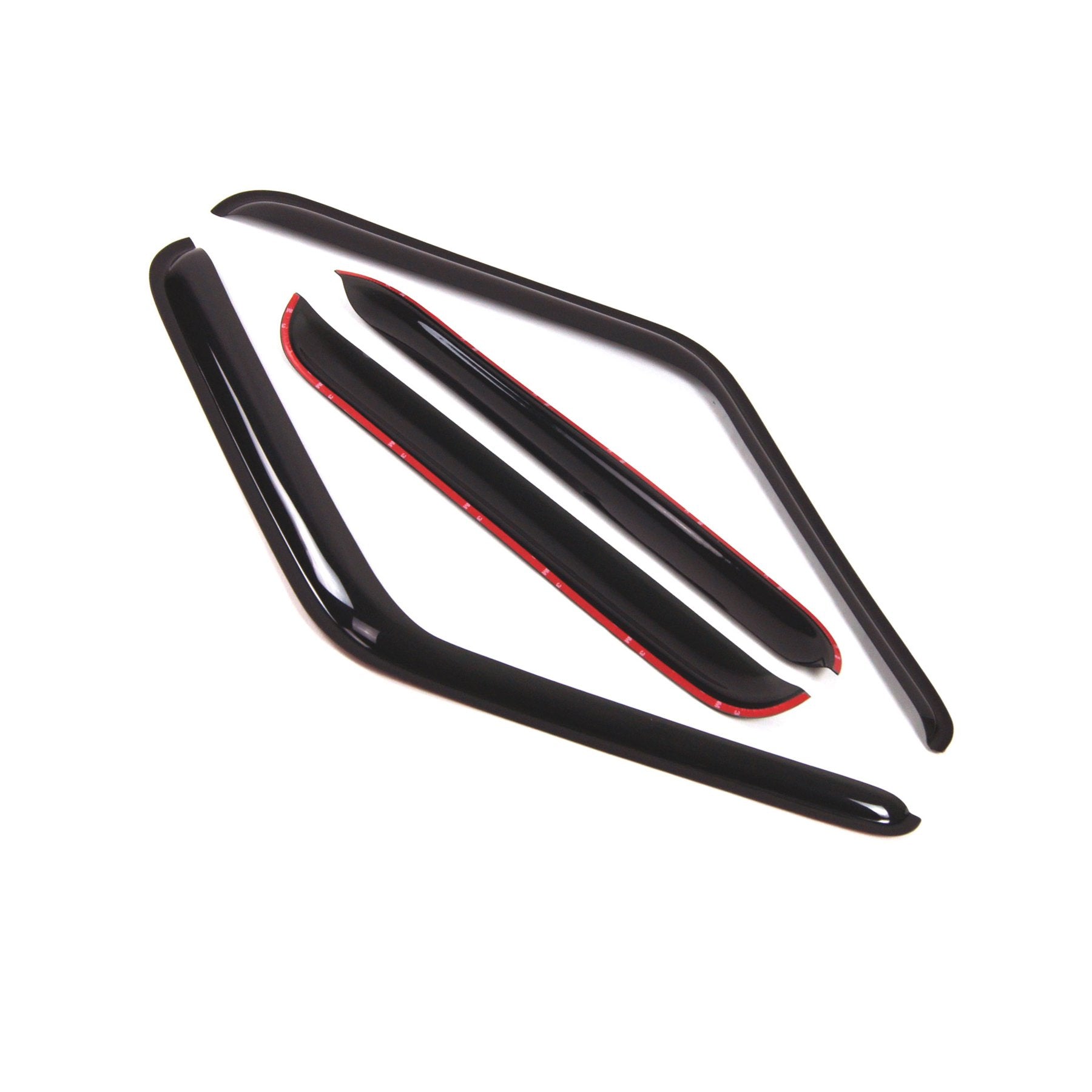 Tuningpros Window Visor Compatible With 1973-1978 Gmc C25 C35 K25 K35, Dgwv2-069-8 Outside Mount Deflector Rain Guard Dark Smoke