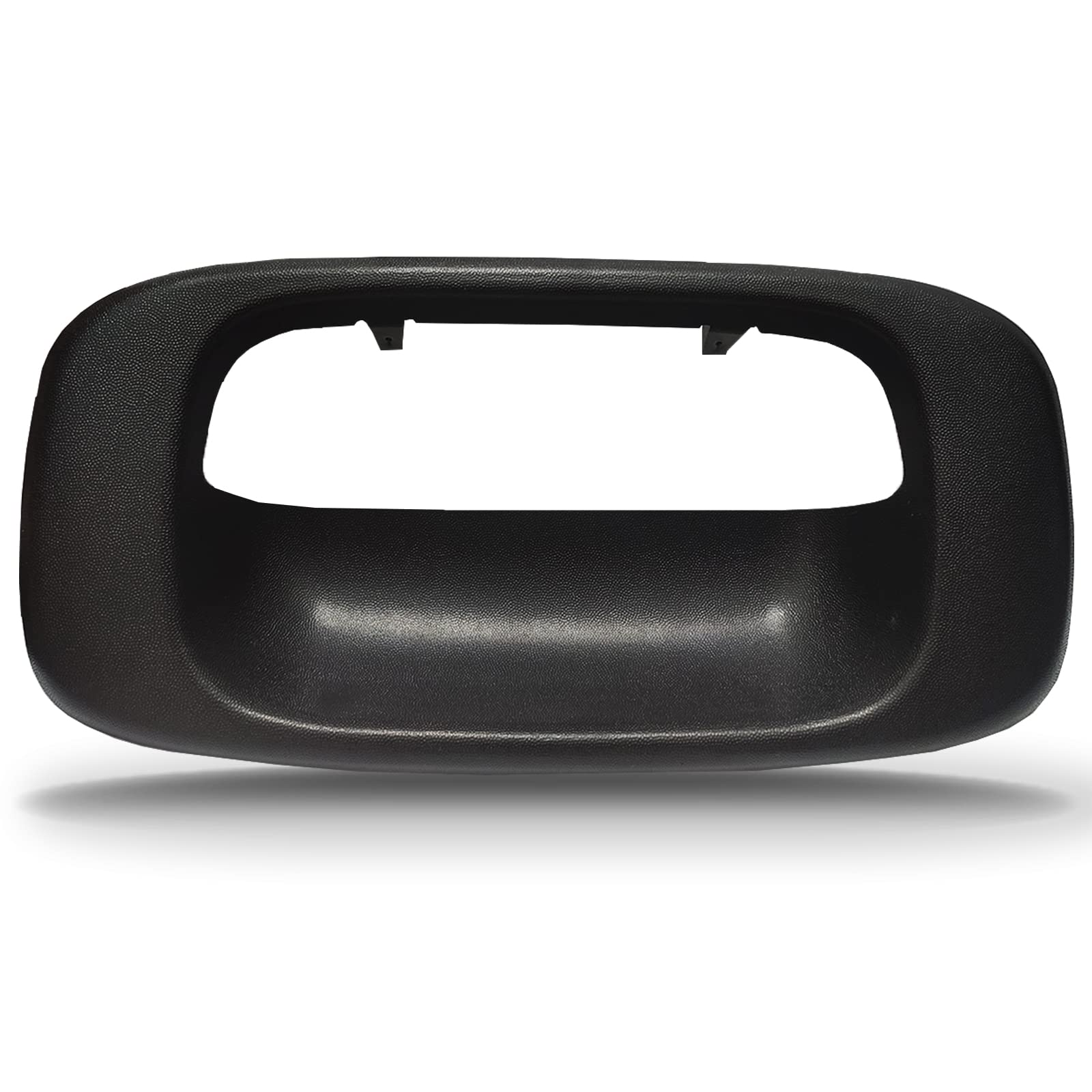 SYOAUTO Tailgate Handle Bezel Trim Fits for 1999-2007 Chevy Silverado GMC Sierra 1500 2500 3500 Black Textured Replaces# 1522853