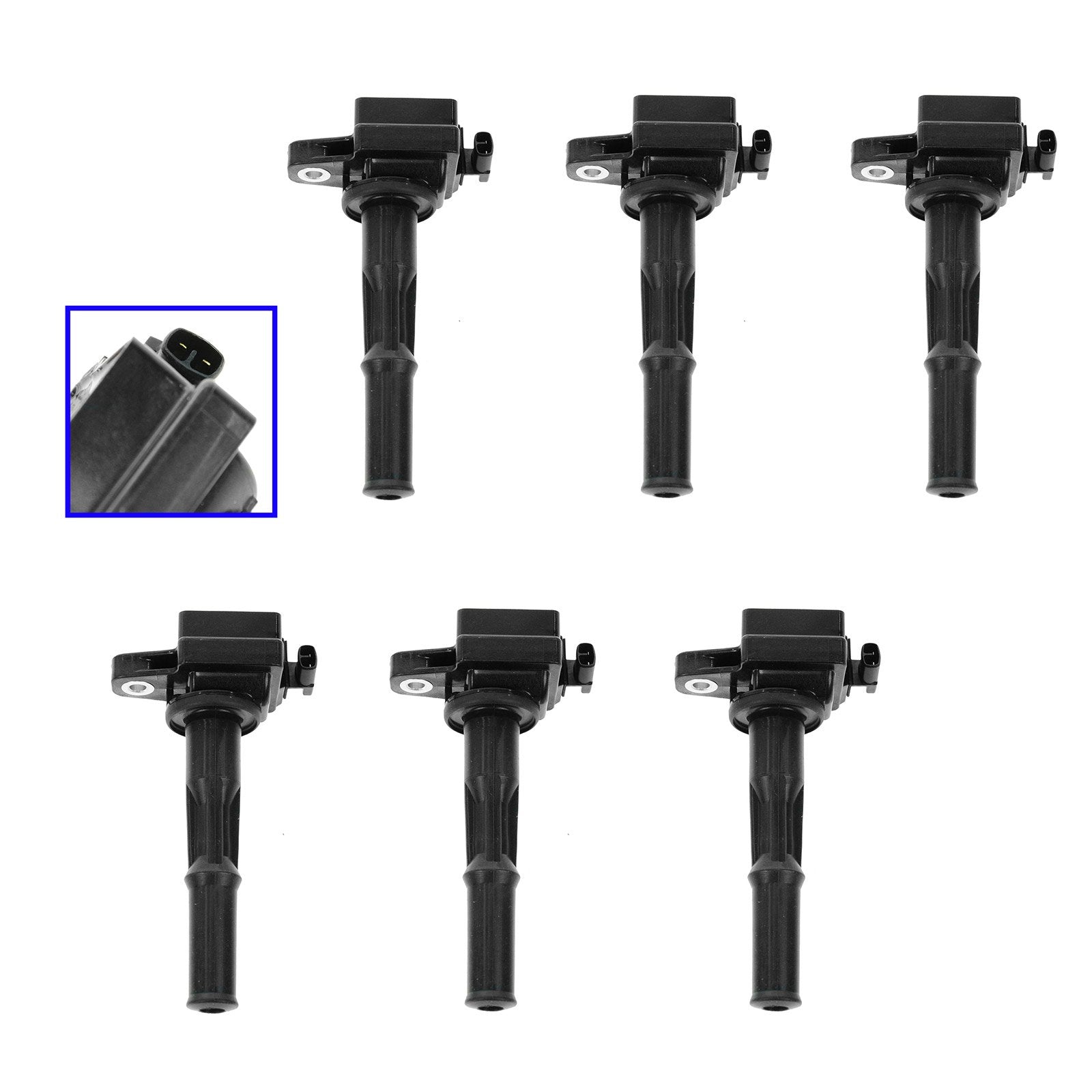 Trq Ignition Coil Set Compatible With 1994-1995 Lexus Es300 1995 Toyota Avalon Camry