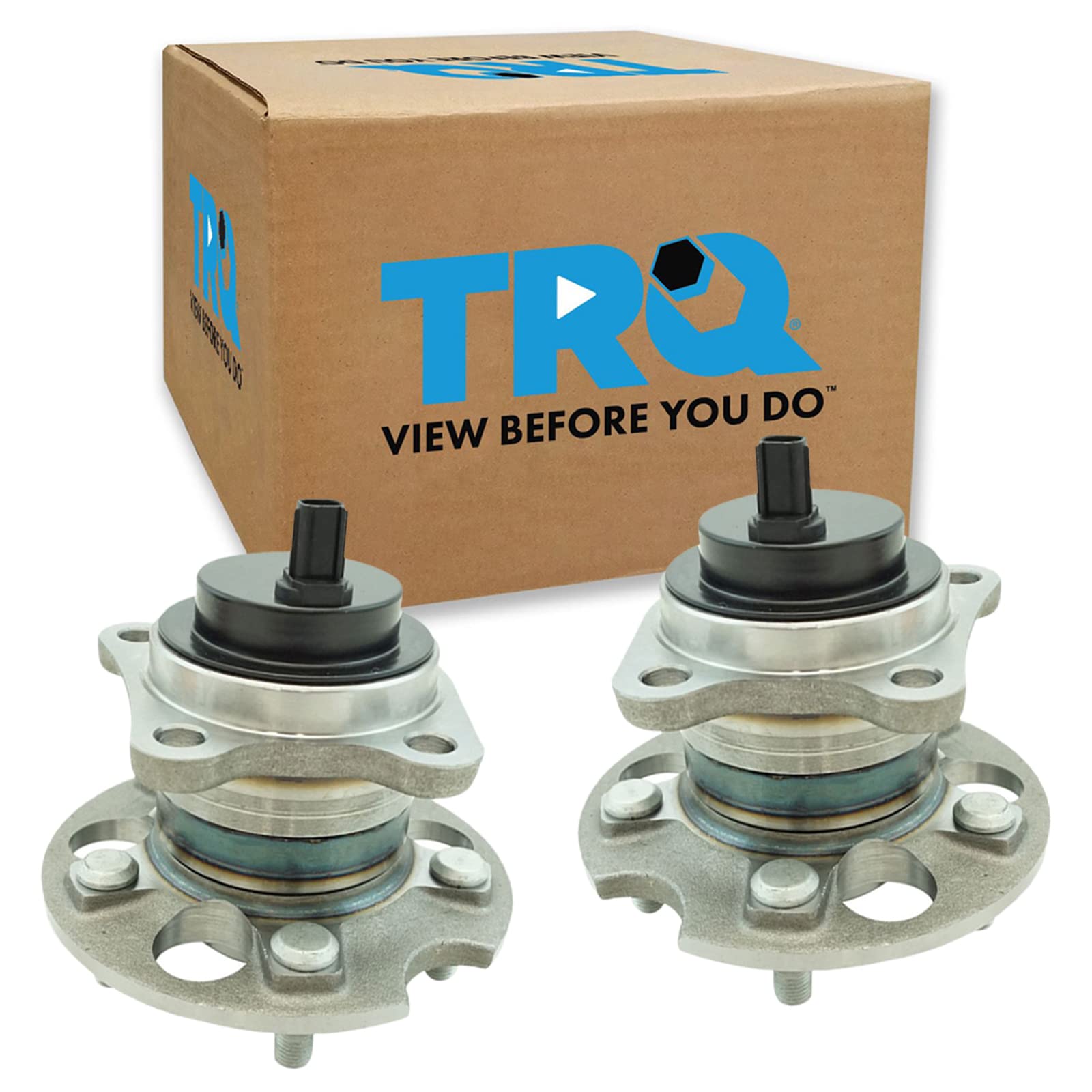 Trq Rear Wheel Hub Bearings Assembly Set Compatible With 2008-2013 Toyota Highlander