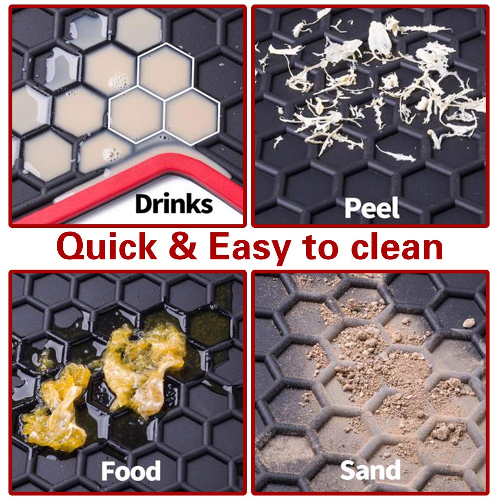 San Auto Car Floor Mats Custom Fit For Toyota Rav4 (No Hybrid) 2019 2020 2021 2022 2023 2024 2025 Black Red Rubber Auto Liners S