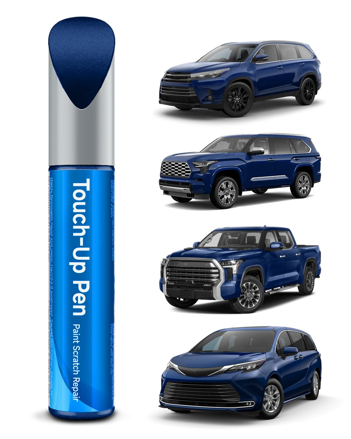 8T5 Dark Blue Metallic Touch Up Paint Compatible with Toyota Exact Match Touch Up Paint Car Scratch Repair