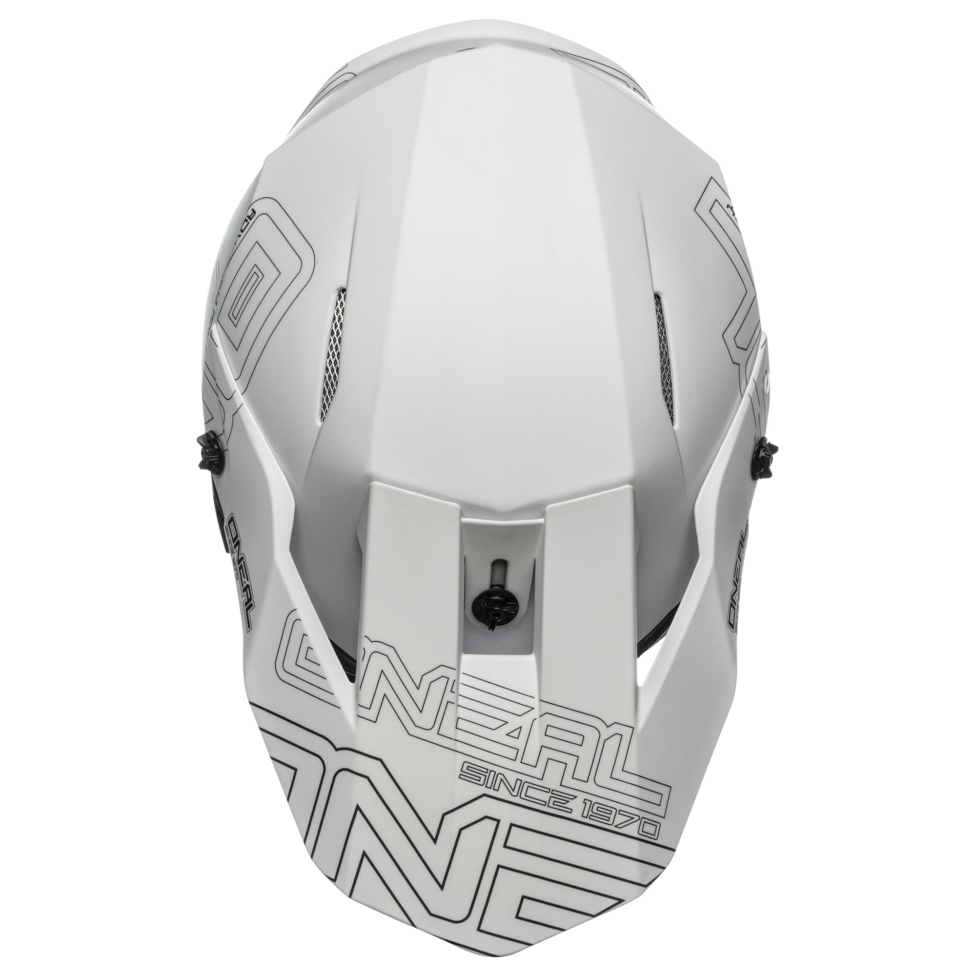 O'Neal 0627-012 3Srs Adult Helmet Flat (Flat White, Sm)