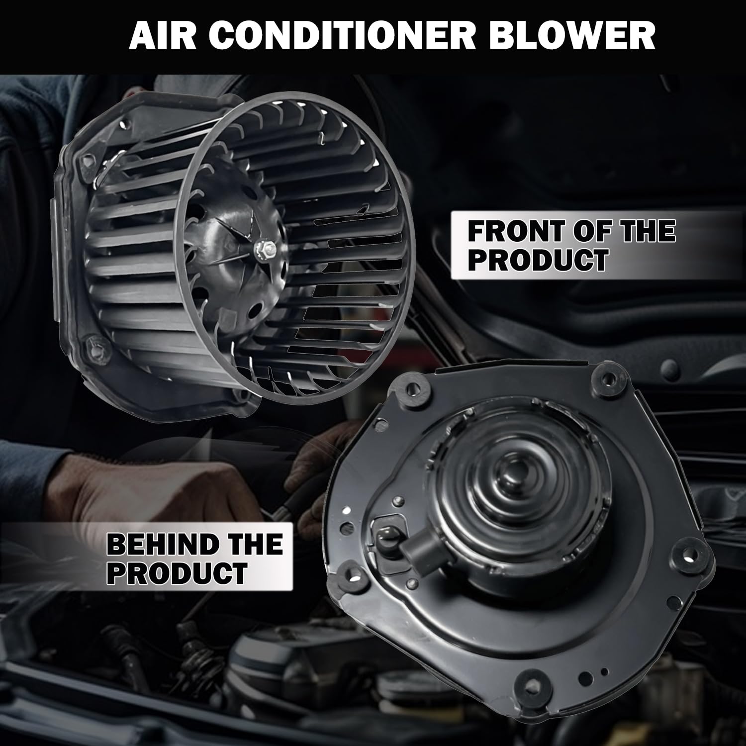 Aspligo 700100 Ac Heater Blower Motor Fan Front Fit For Chevy For Gmc C1500 C2500 C3500 K1500 K2500 Suburban Tahoe For Cadillac