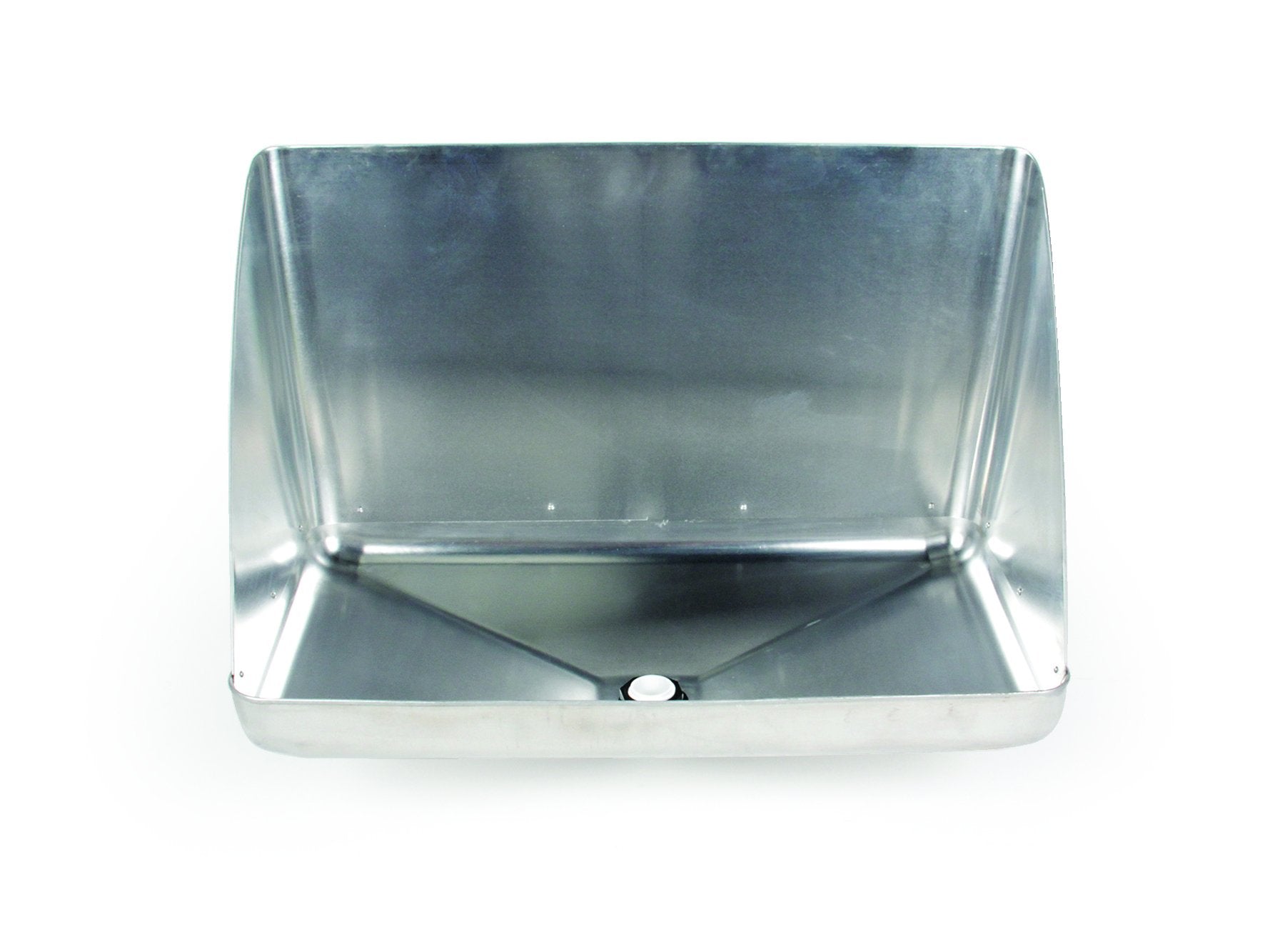 Camco 11430 Aluminum Tankless Water Heater Drain Pan With Pvc Fitting