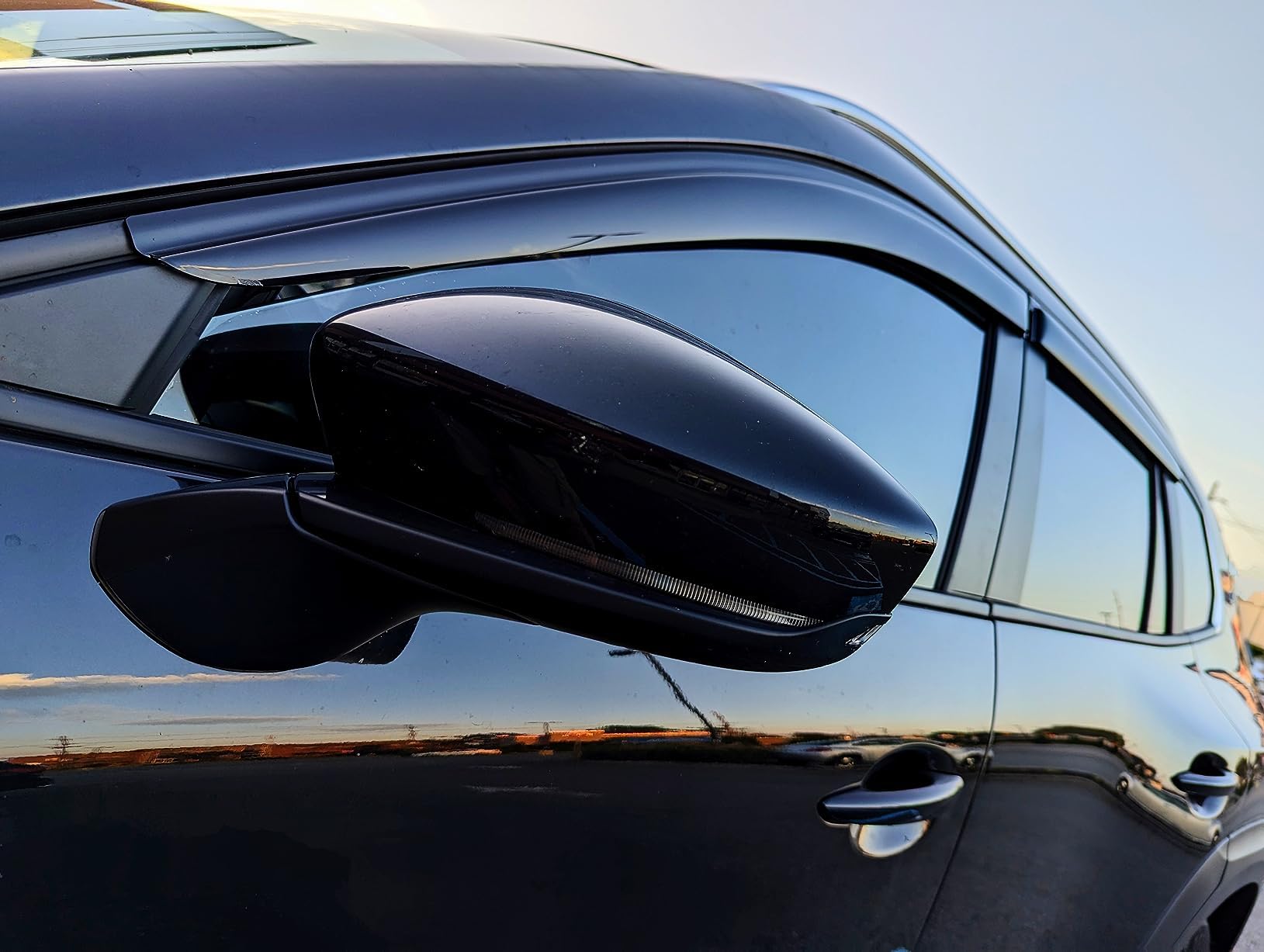 2023-2025 Tape-On Rain Guards For Mazda Cx-50 Side Window Visor Deflectors 2.5 S Select Preferred Plus Premium Turbo Meridian Cx