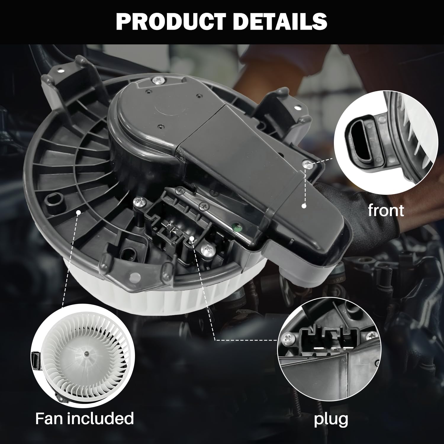 Aspligo 700215 Front Ac Heater Blower Motor Fan Fit For Dodge Journey For Lexus Es300H Es350 Gx460 Rx350 Rx450H For Toyota 4Runn