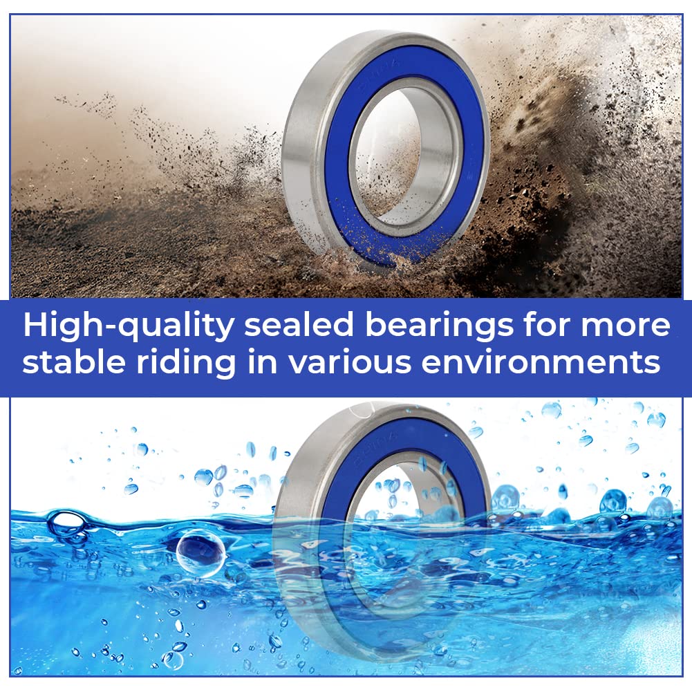 Autovic Rear Axle Wheel Hub Housing Bearing Seal Kit For Honda Atv Foreman 400 450 500 Rubicon 500 Rancher 350 400 420 Replace 91055-Hn5-681 & 91255-Ha0-681