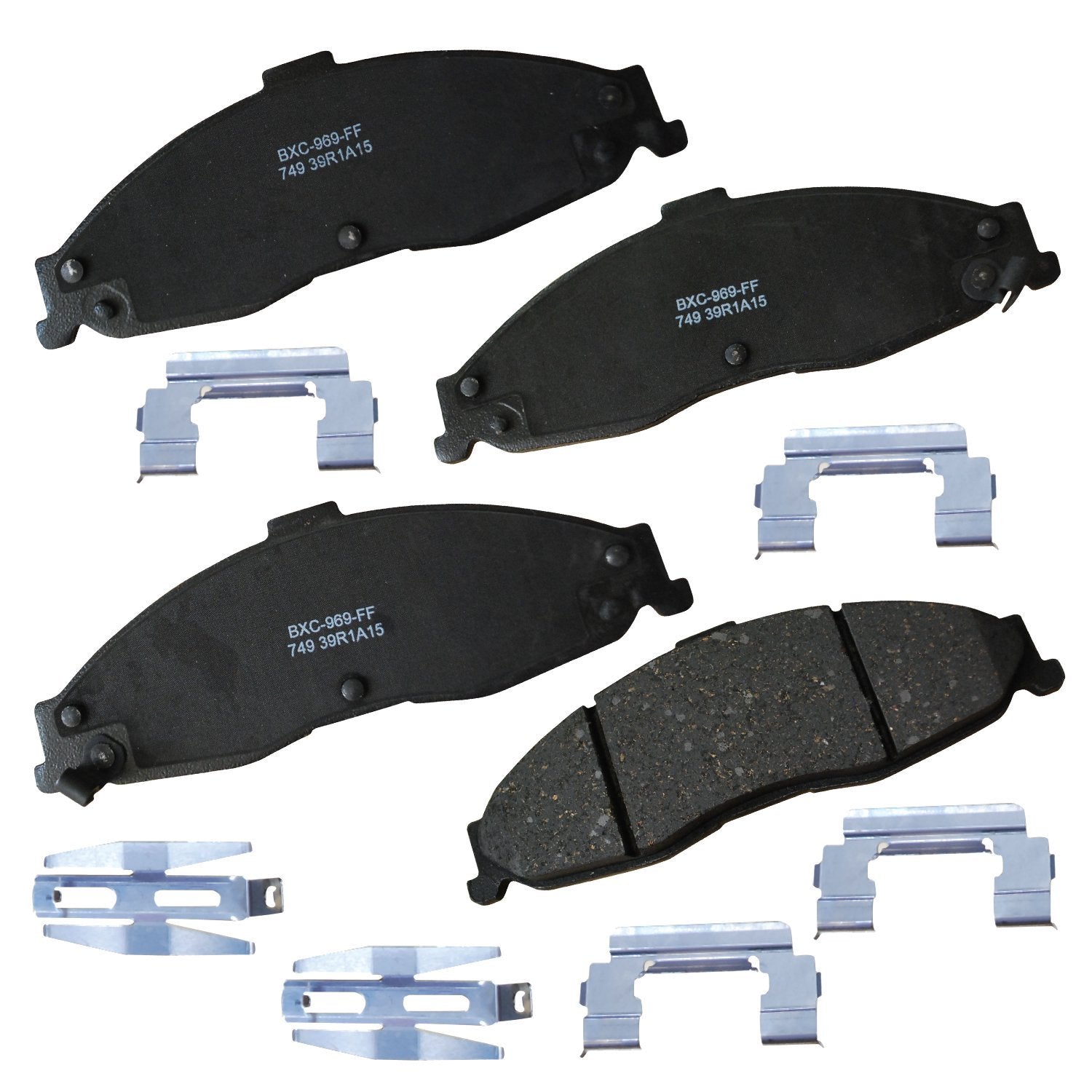 Bendix Premium Sbc749 Ceramic Front Brake Pads For Avanti Ii 2004-2001, Chevrolet Camaro 2002-1998, Pontiac Firebird 2002-1998