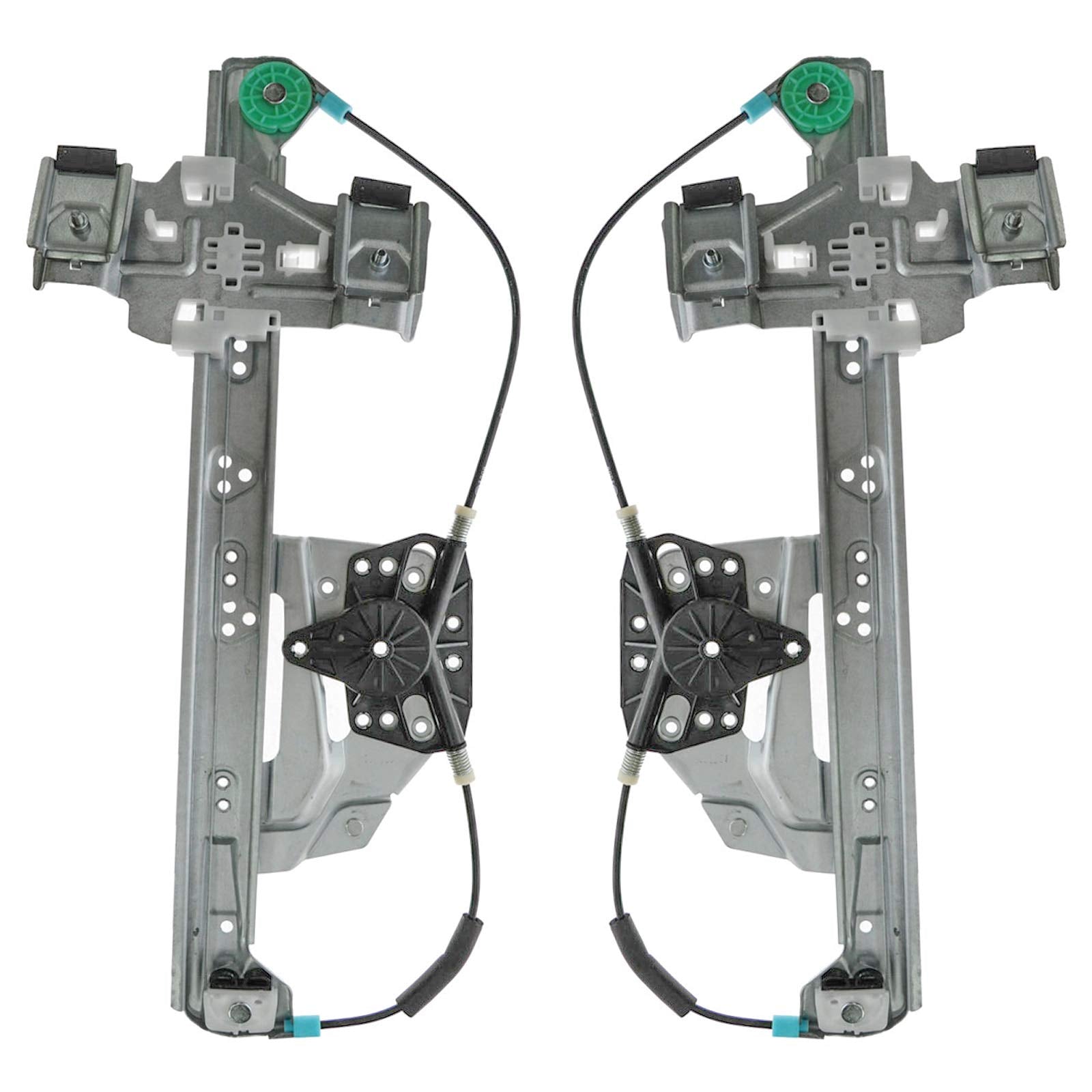 Trq Rear Power Window Regulator Set Compatible With 2000-2005 Cadillac Deville
