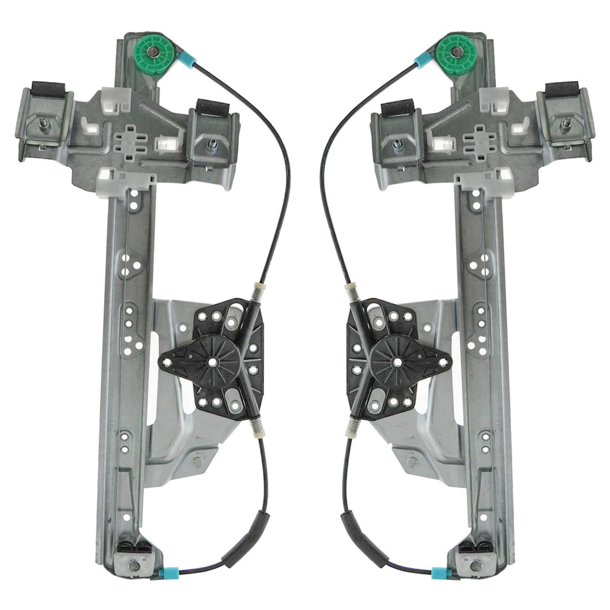 Trq Rear Power Window Regulator Set Compatible With 2000-2005 Cadillac Deville