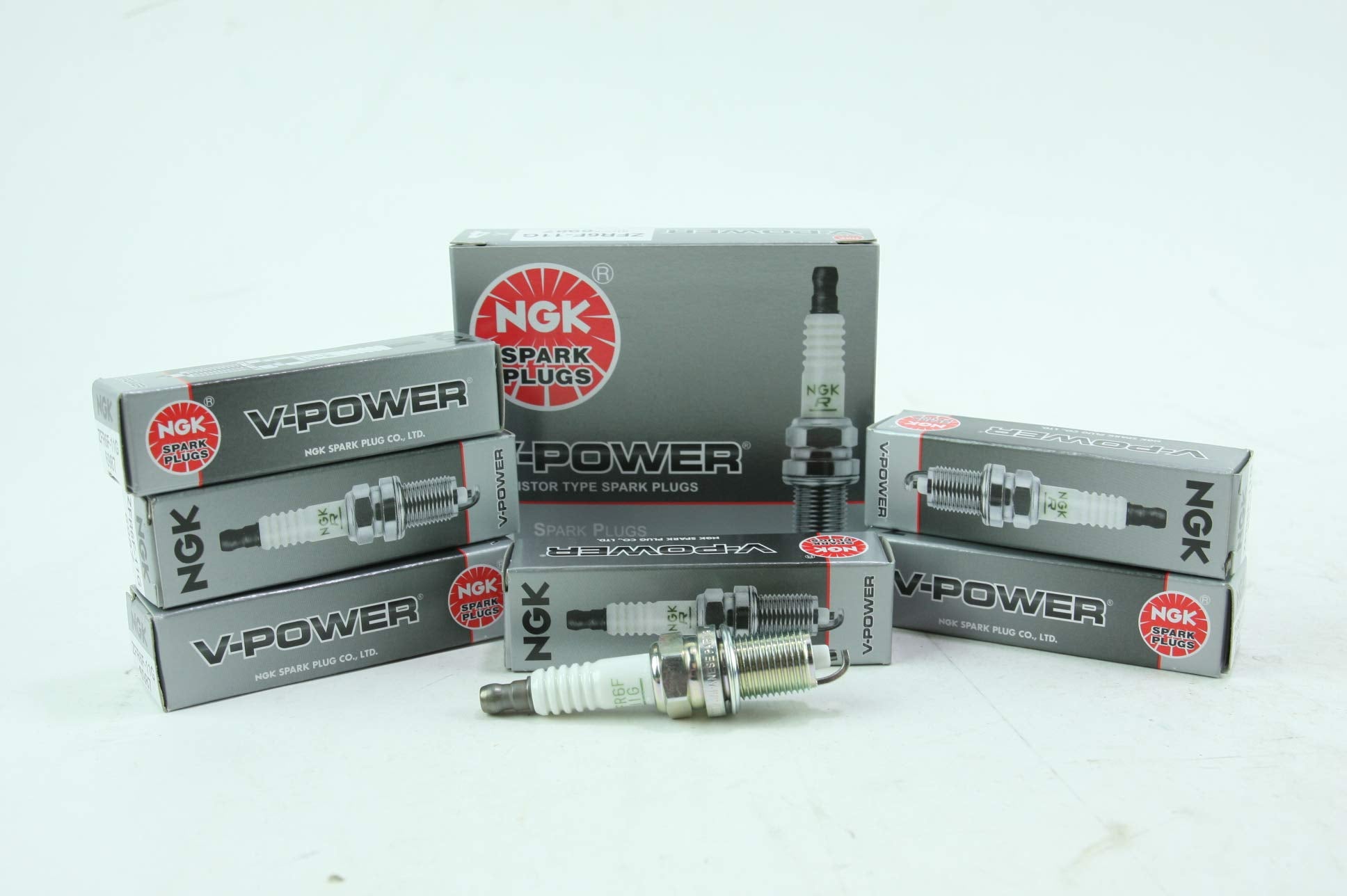 Ngk V-Power Spark Plug Zfr6F-11G (6 Pack) For Jeep Grand Cherokee Laredo 2005-2010 3.7L/226