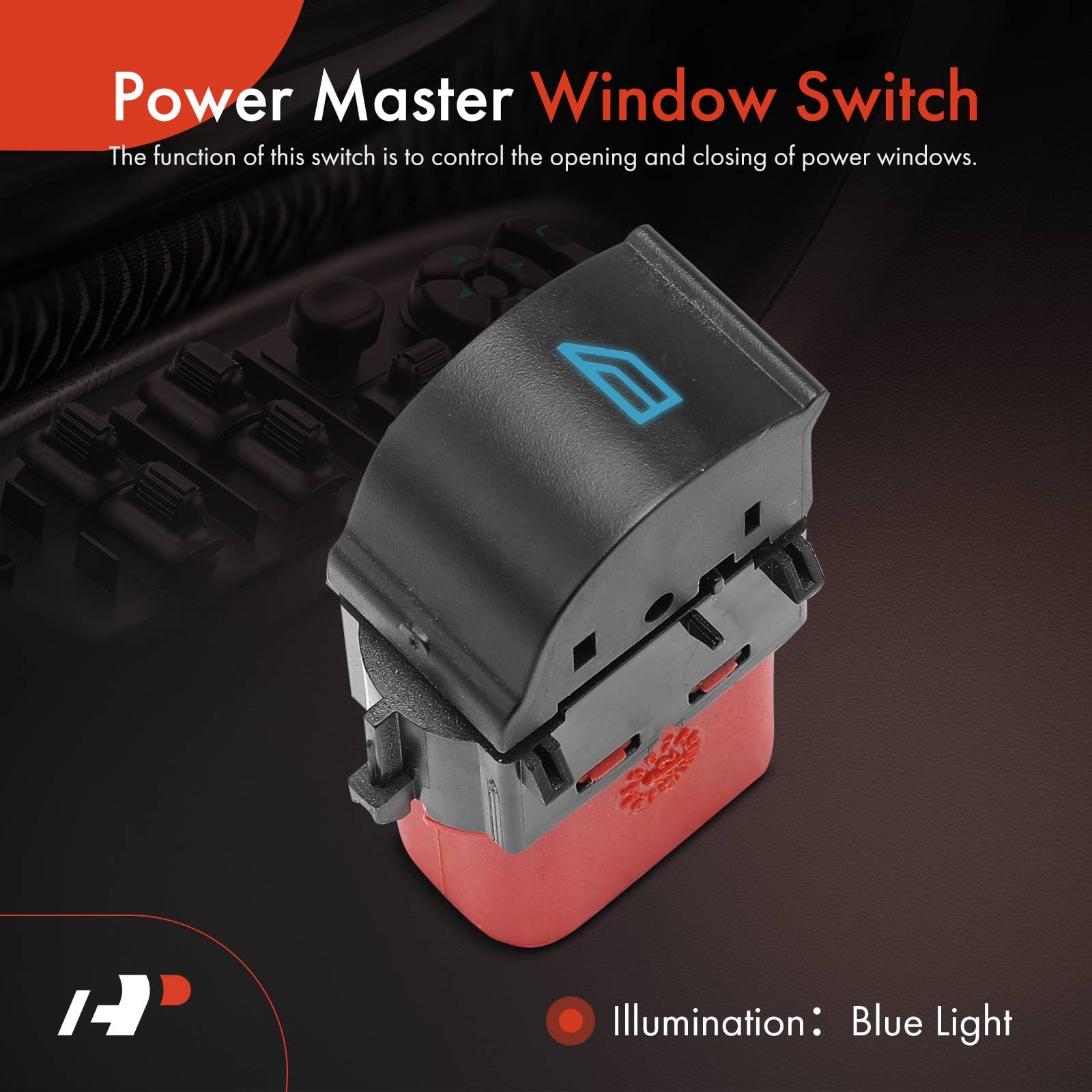 A-Premium Power Window Switch Compatible with Ford Escape 2013-2019, Focus 2012-2018, Transit Connect 2014-2019, Replace# BM5T14