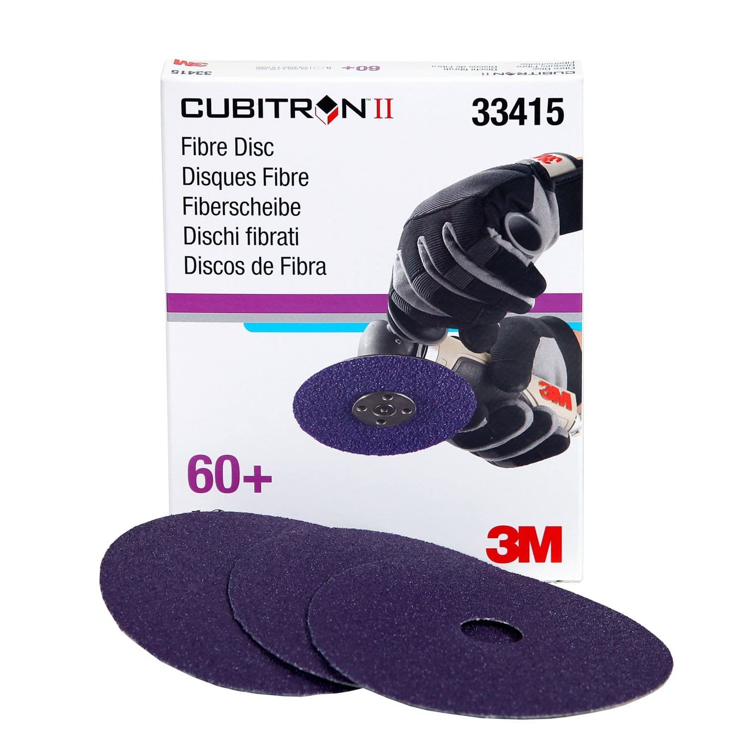 3m 3M-33415 5 X 7/8 Cubitron Ii Abrasive Fibre 60+ Grade Disc