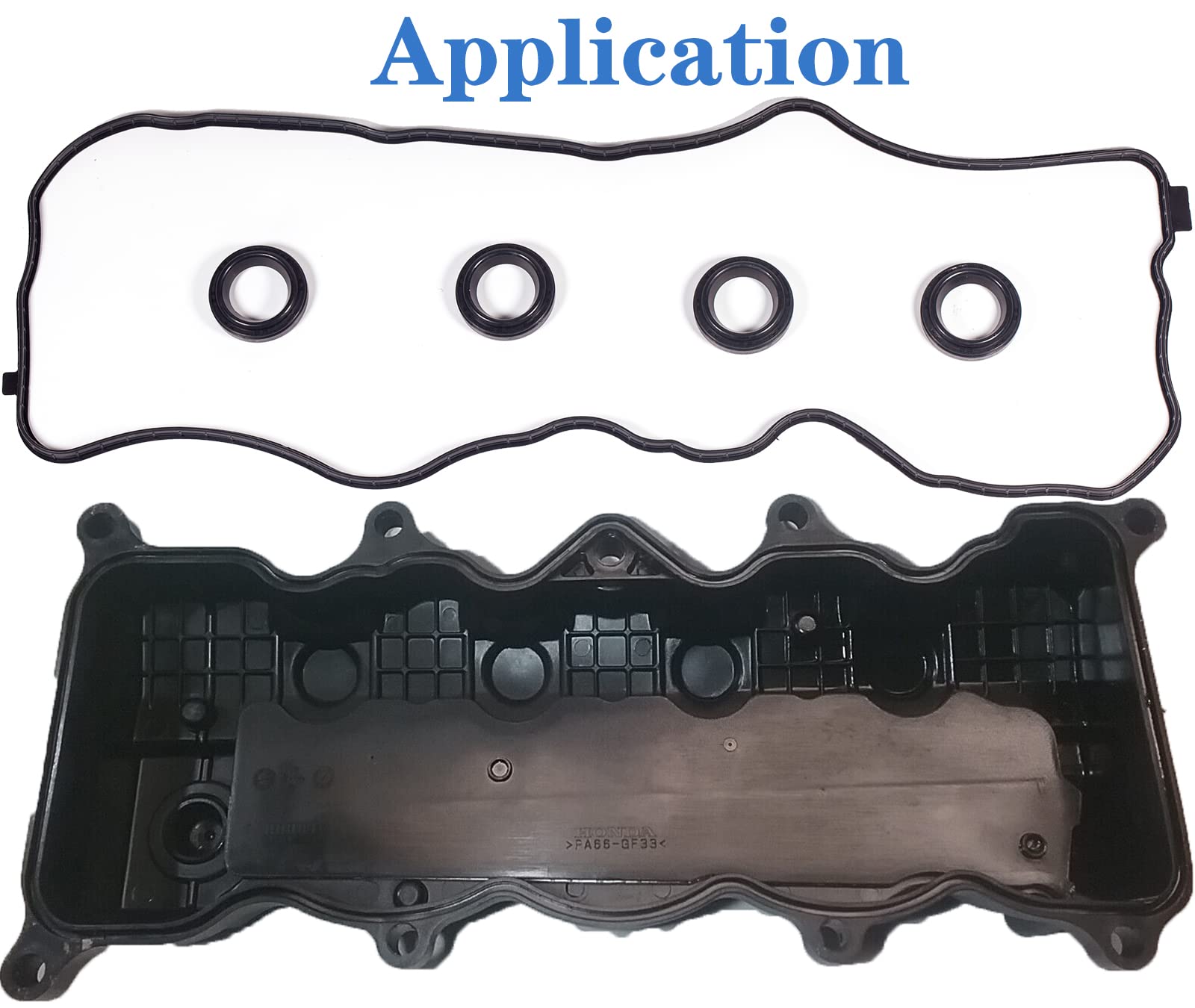 HIHIAV VS50741R Valve Cover Gasket Set Compatiable with 2006-2019 Acura, Honda, Civic, ILX, HR-V, 1.8L, 2.0L, L4,VC246G 036-1953