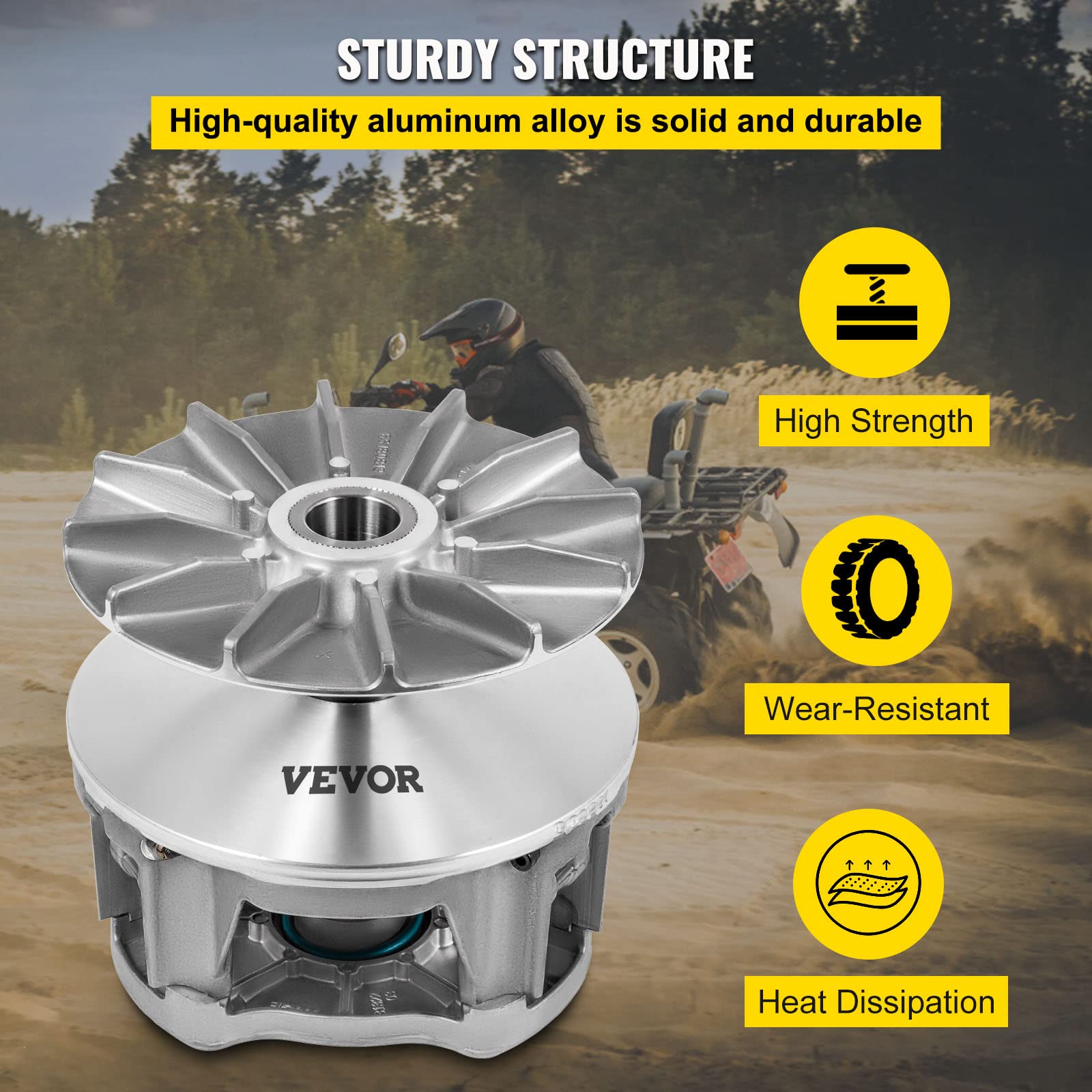 Bestauto Primary Drive Clutch Compatible With 2010-14 Polaris Rzr 800 Oem Replacement