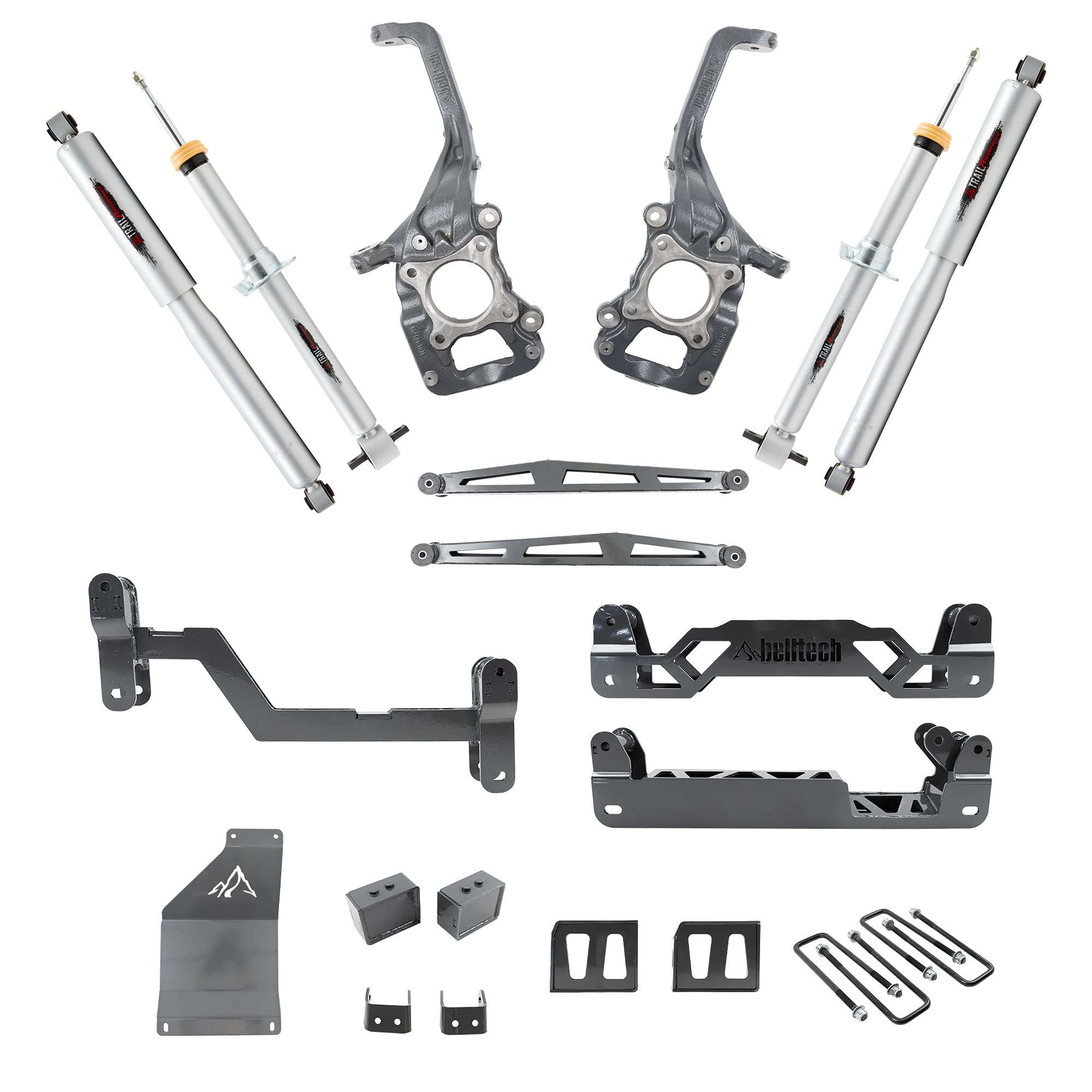 Belltech 152501Tp 6-7' Lift Kit Fits 2015-2020 Ford F-150 4Wd Short Bed