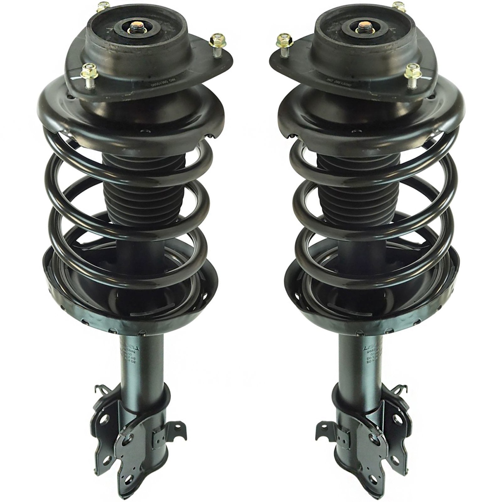 Trq Front Strut & Coil Spring Assembly Set Driver & Passenger Sides Compatible With 06-07 Subaru B9 Tribeca 08-14 Tribeca