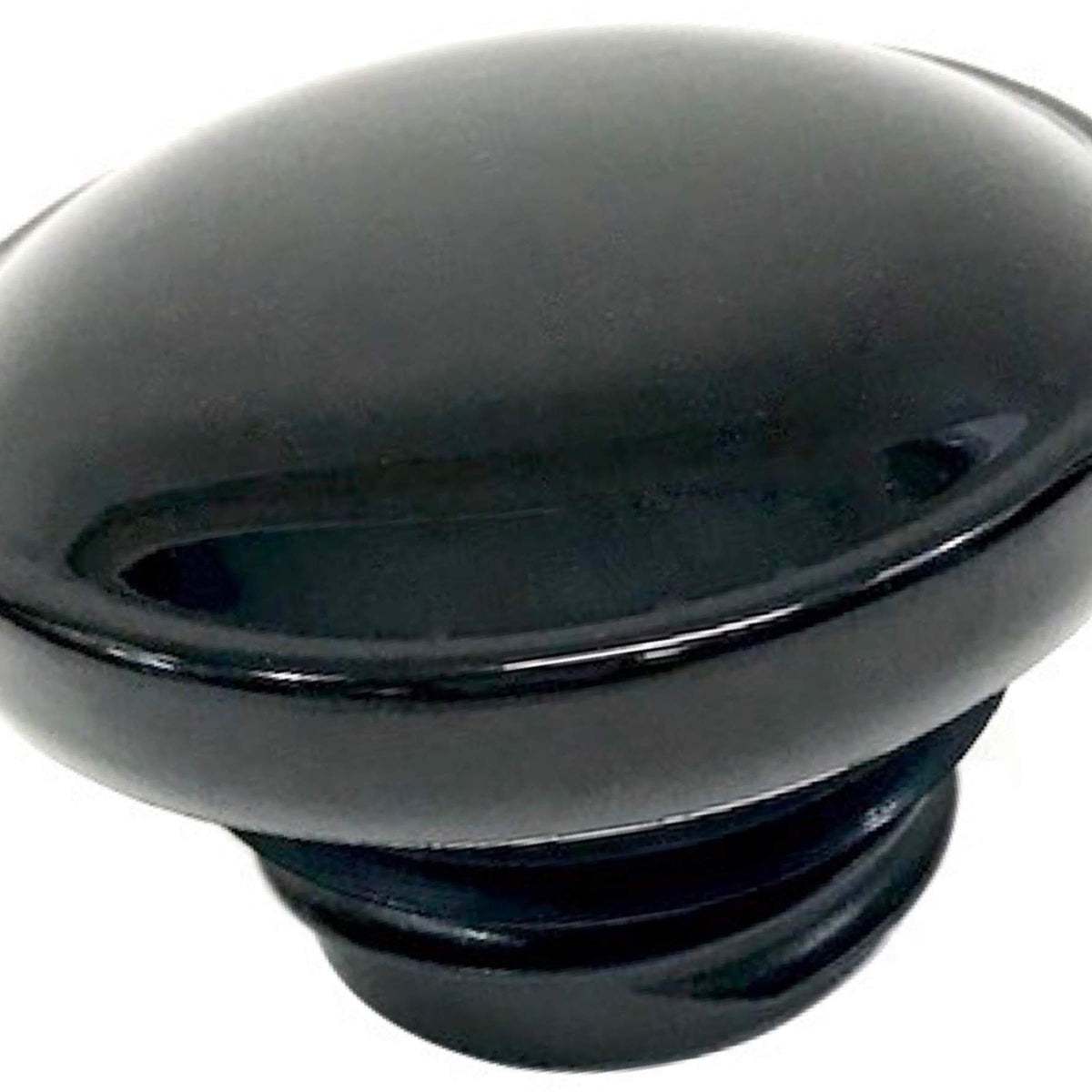 Screw-In Ratcheting Gloss Black Vented Gas Cap Motorcycle Tank Sportster Bobber WBCARB08HZGF116