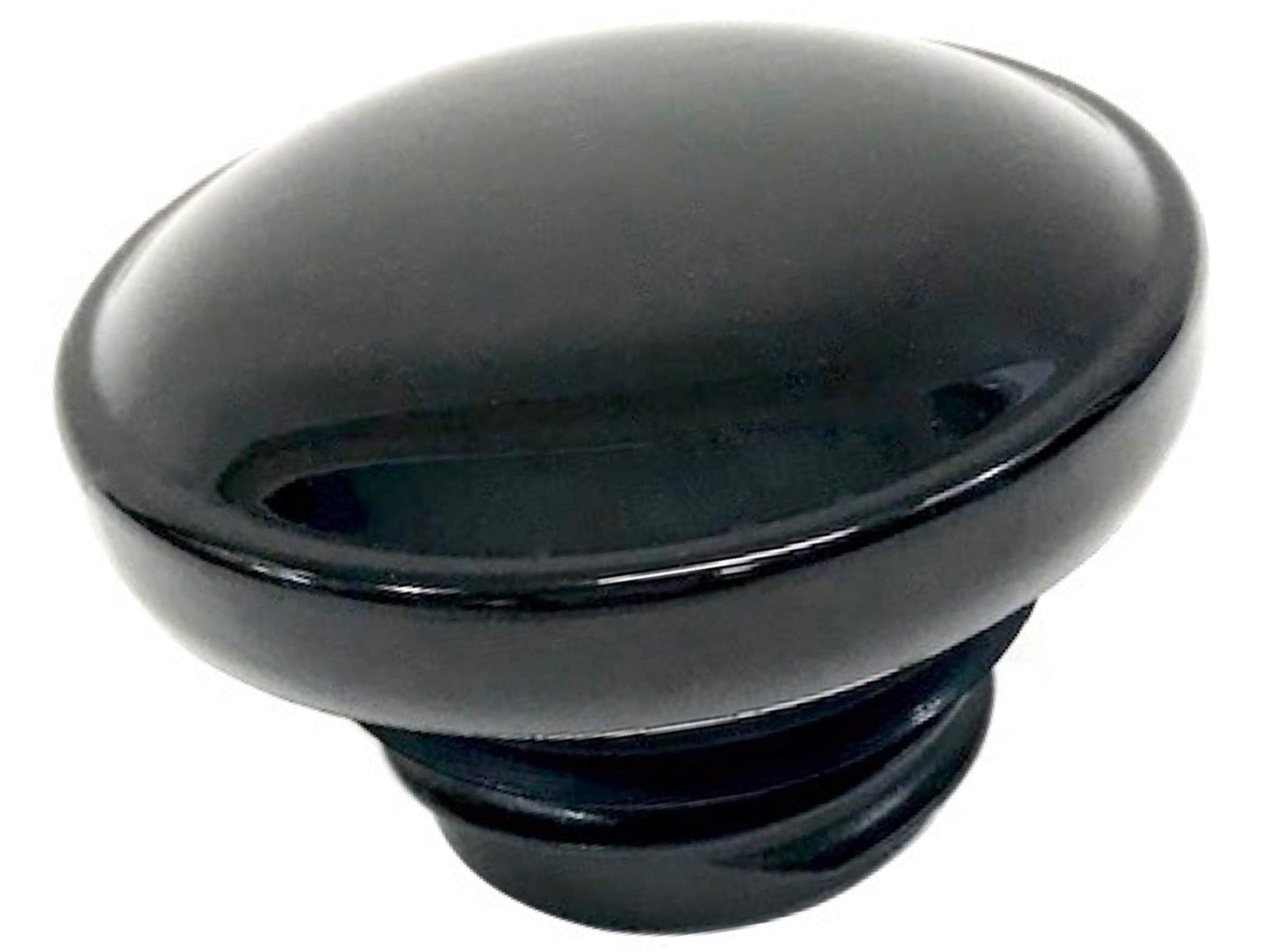 Screw-In Ratcheting Gloss Black Vented Gas Cap Motorcycle Tank Sportster Bobber Harley Davidson Dyna Chopper Fuel Caps Oem 61272-92A 91A Drag Specialties 139568 390281 V Twin 38-0325 Softail 1996-2017