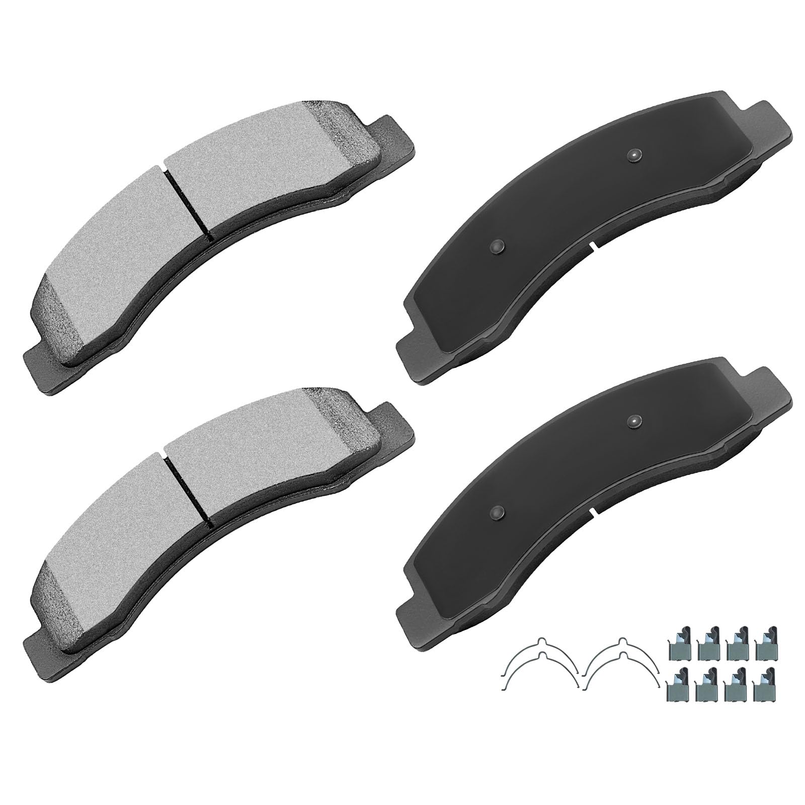Cciyu D824 Front Ceramic Disc Brake Pads Kit For Ford For Excursion 2000-2005,For Ford For F-250 Super Duty 1999-2004,For Ford F