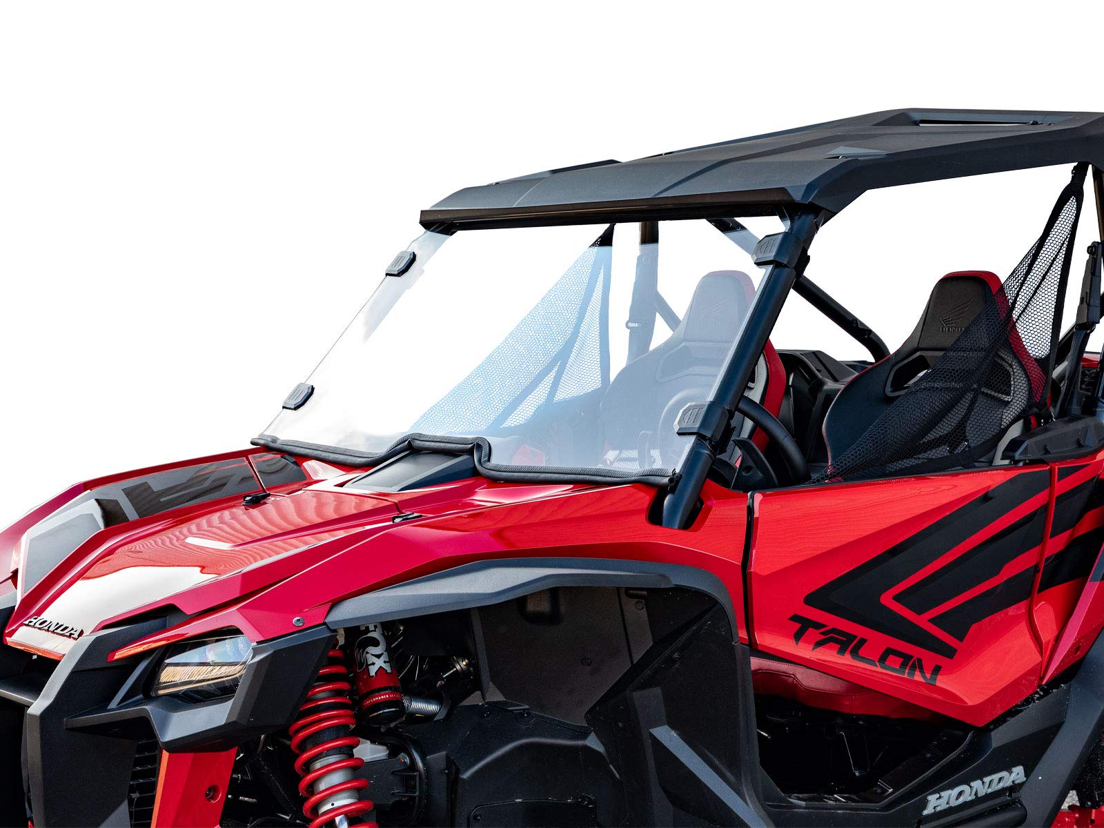 SuperATV Heavy Duty Scratch Resistant Full Windshield for 2019+ Honda Talon 1000X / 1000R / 1000X-4 | 1/4 Thick Polycarbonate th