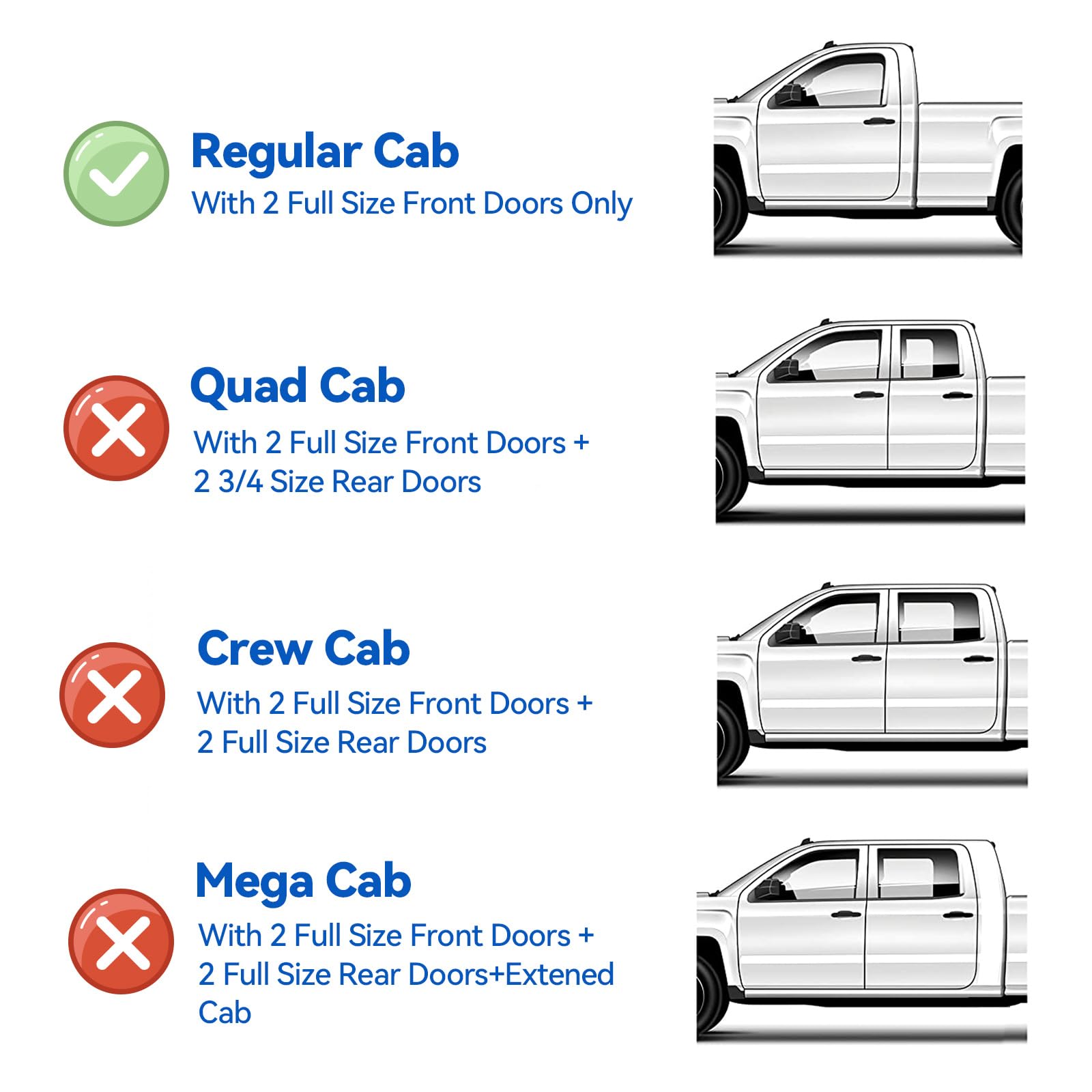 Window Visors Rain Guards For 2004-2012 Chevy Colorado/Gmc Canyon Regular Cab, Out-Channel Window Vent Wind Deflectors Visors Sh