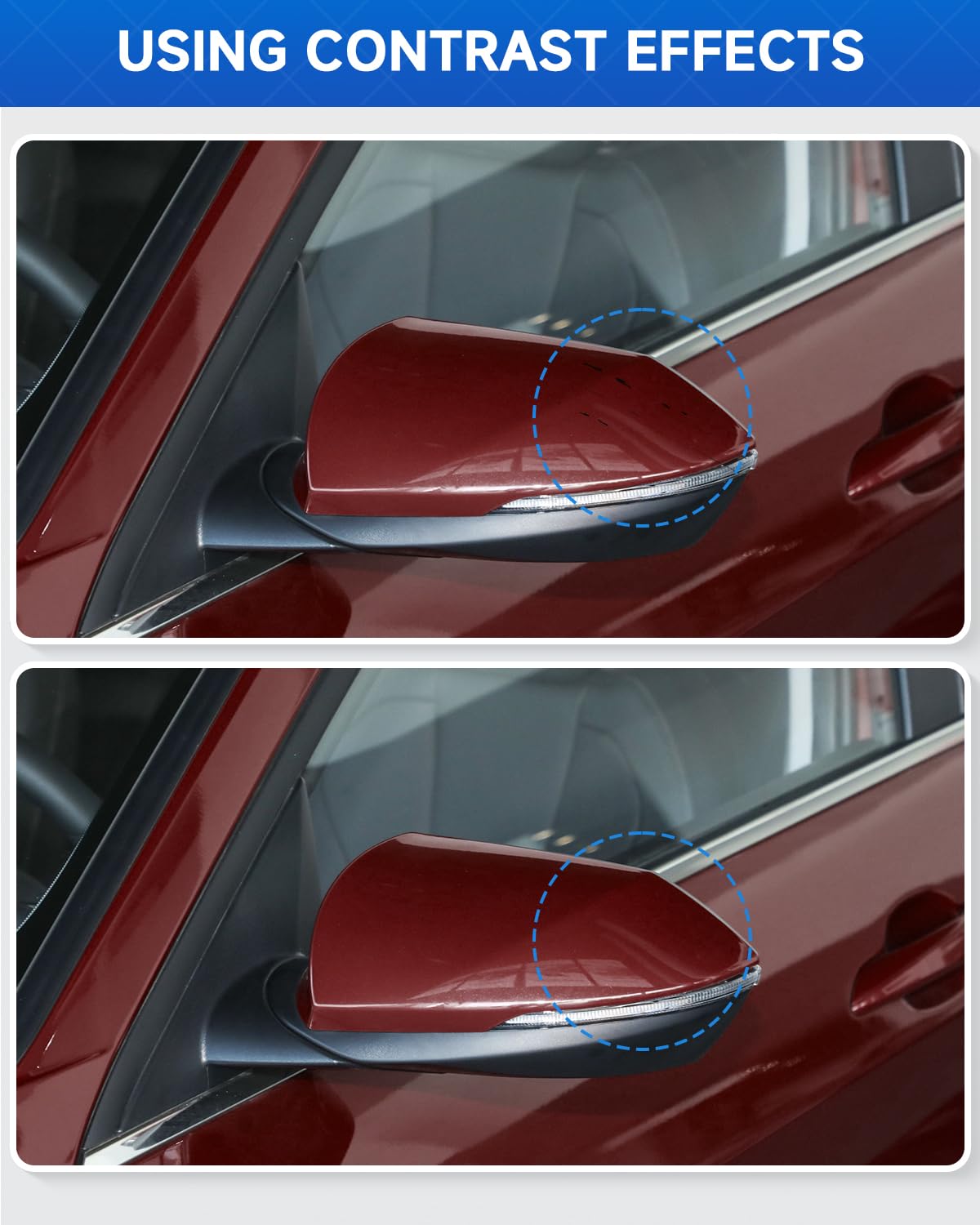 RSACET D4 Rapid Red Touch Up Paint Compatible with Ford Exact Match Touch Up Paint Car Scratch Repair