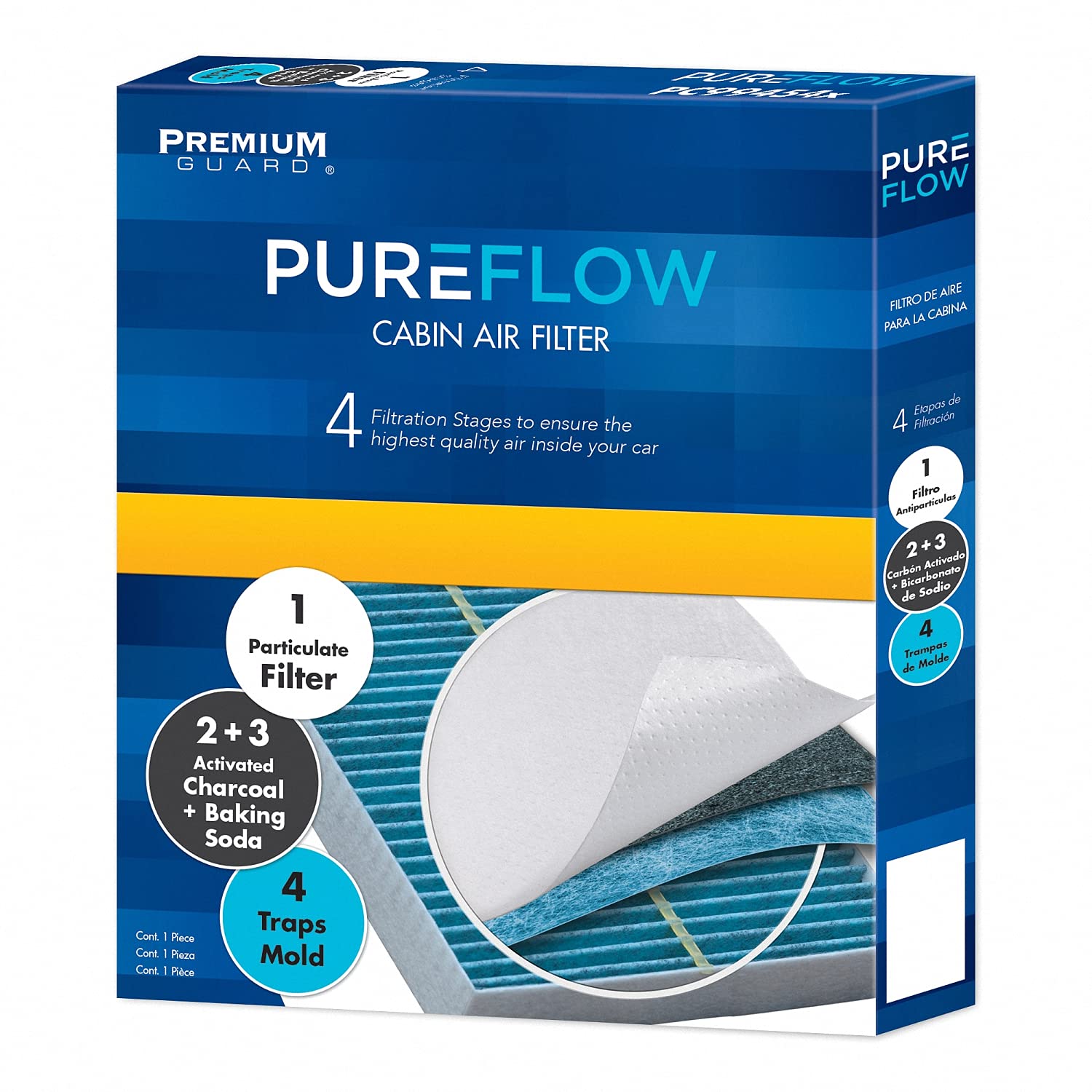 Pureflow Cabin Air Filter Pc99273X | Fits 2022-19 Kia Niro Ev, 2022-17 Niro, 2019-17 Hyundai Ioniq