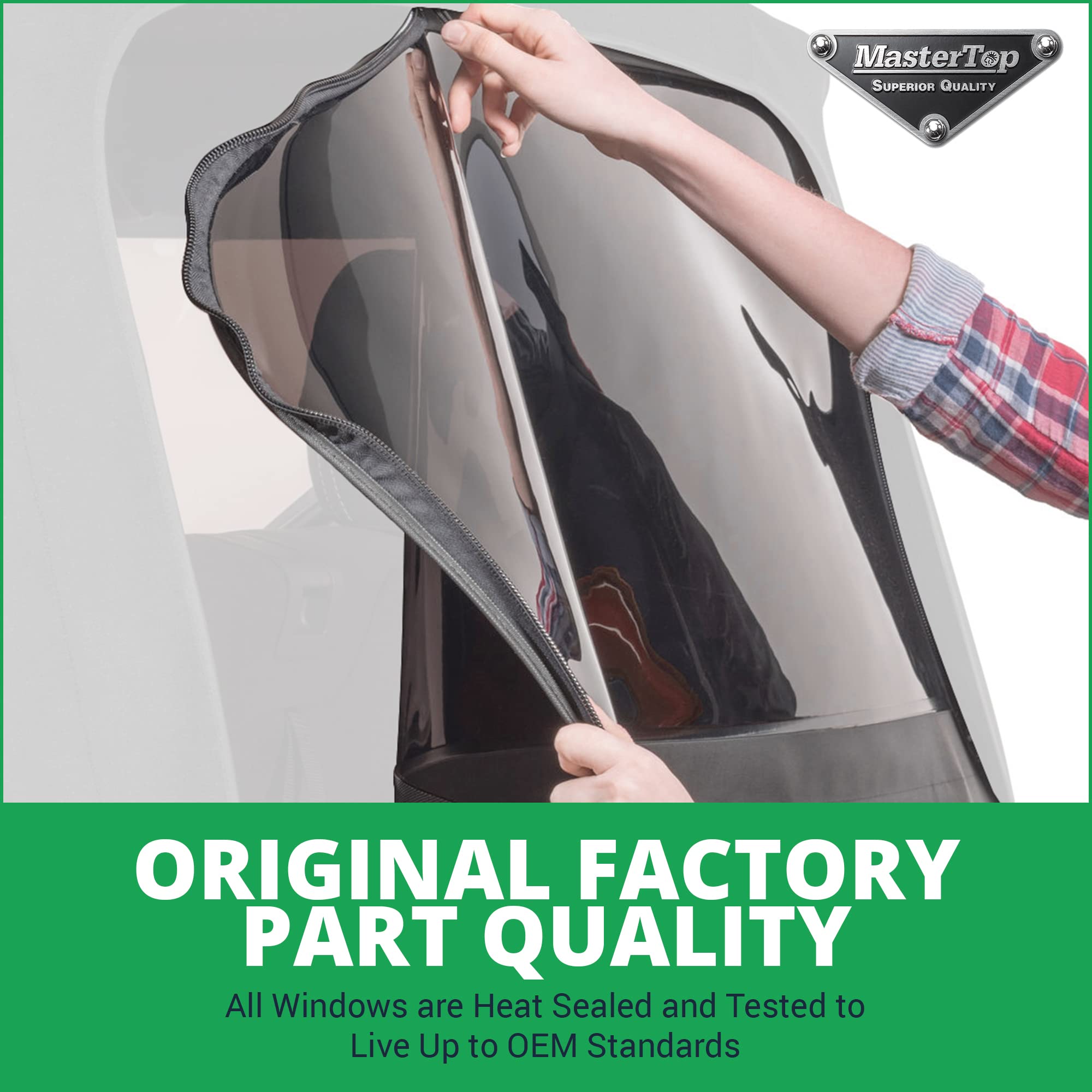 Mastertop Soft Top Rear Window Replacement, Fits Jeep Wrangler Jk 2010-2018 Jeep Jk Rear Window Jeep Jk Back Window Wrangler Bac