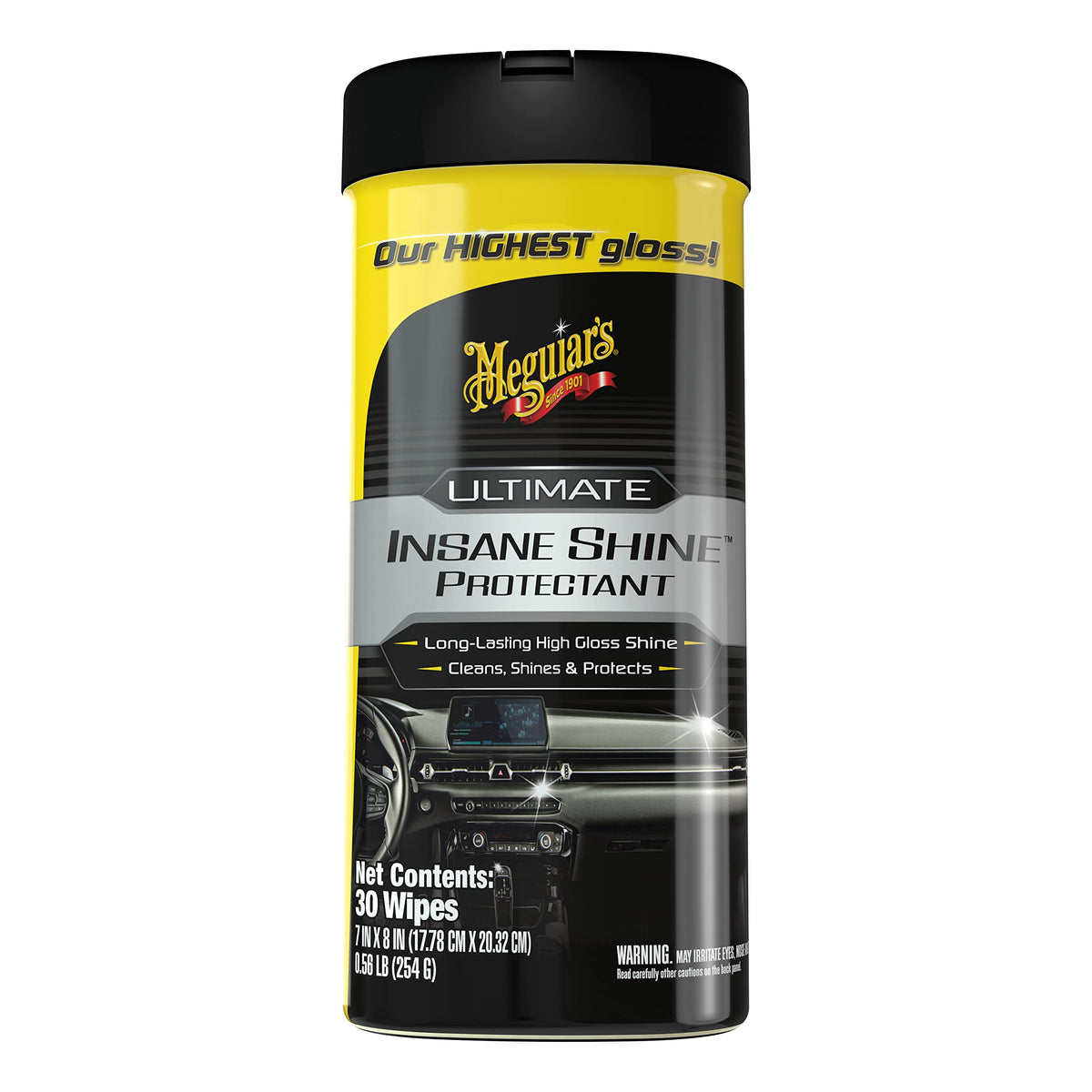Meguiar'S Ultimate Insane Shine Protectant Wipes - 3 Wipes