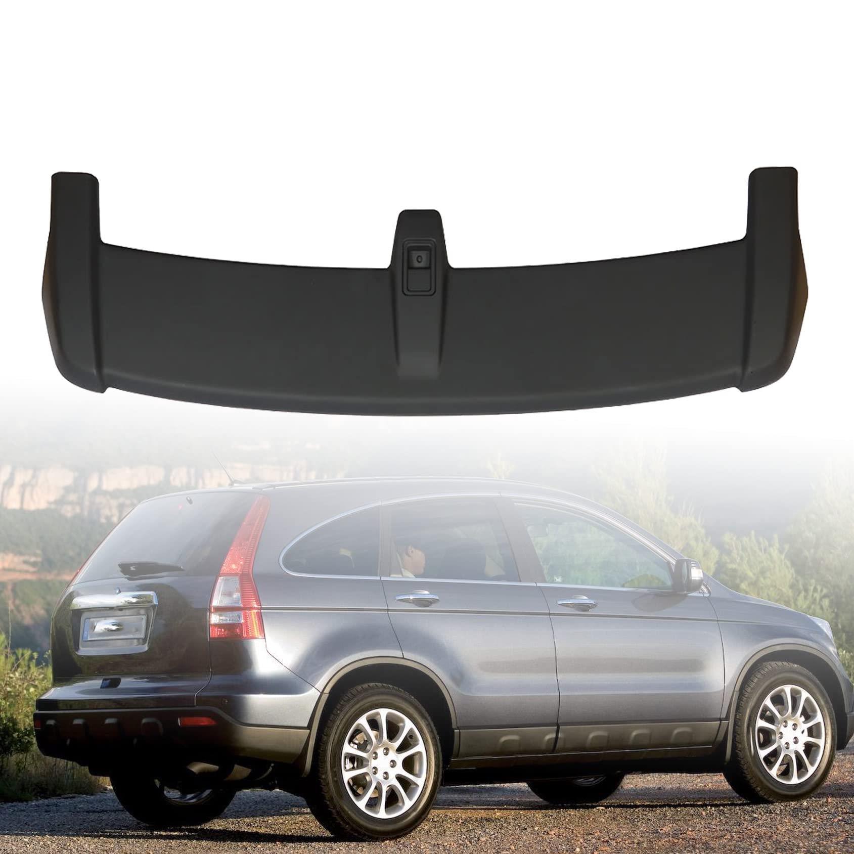 ANTUKO Rear Roof Trunk Spoiler Wing Top Unpainted ABS Plastic Factory Style Replacement for 2007 2008 2009 2010 2011 CRV CR-V