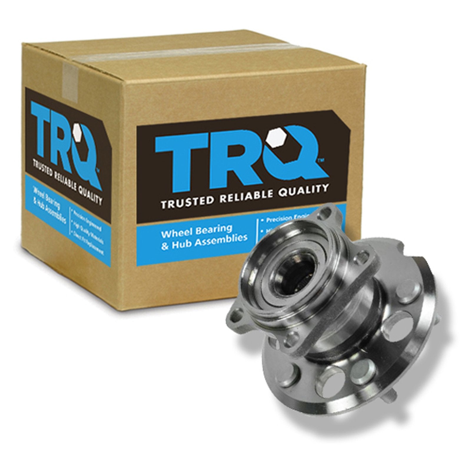 Trq Rear Left Right Wheel Hub Bearing Assembly Driver Passenger Side Compatible With 2001-2005 Toyota Rav4